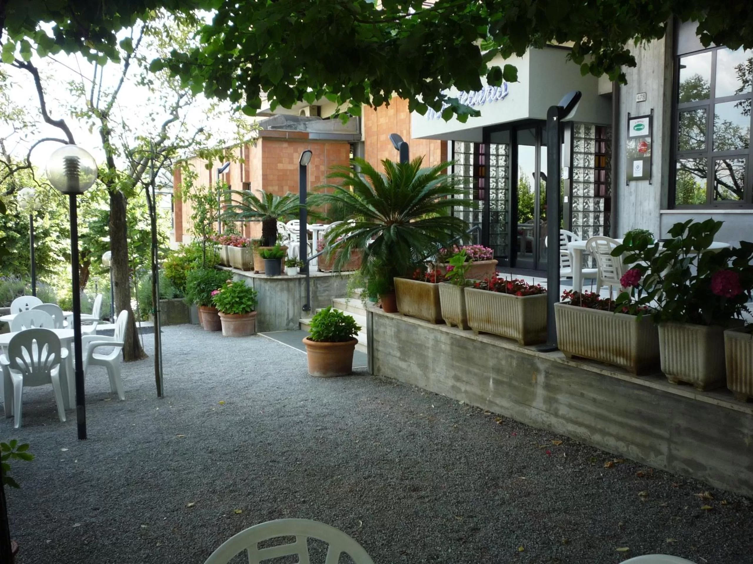 Patio in Hotel Montecarlo