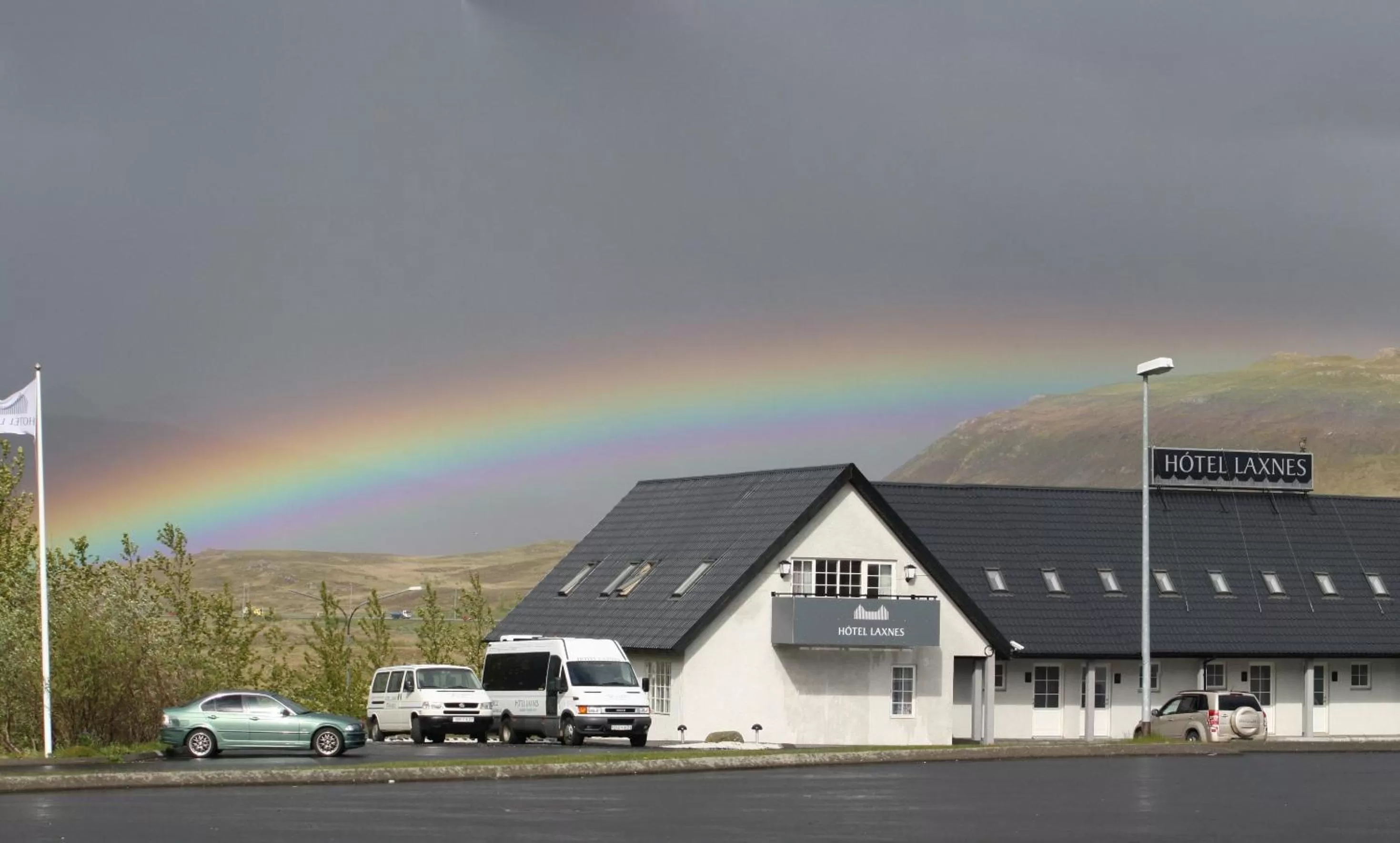 Facade/entrance in Hotel Laxnes