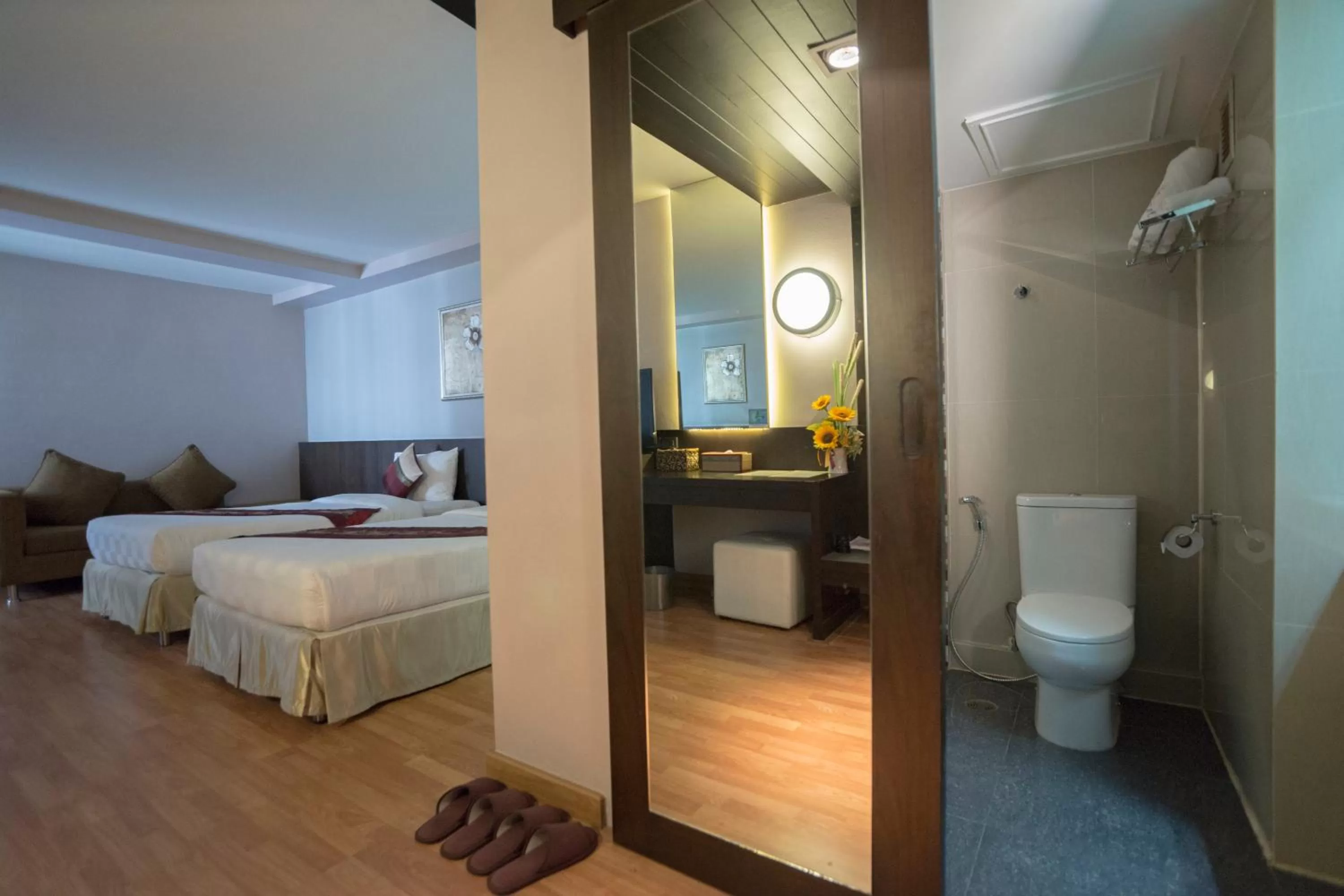 Bed in Kiss Gardenhome Chic Hotel