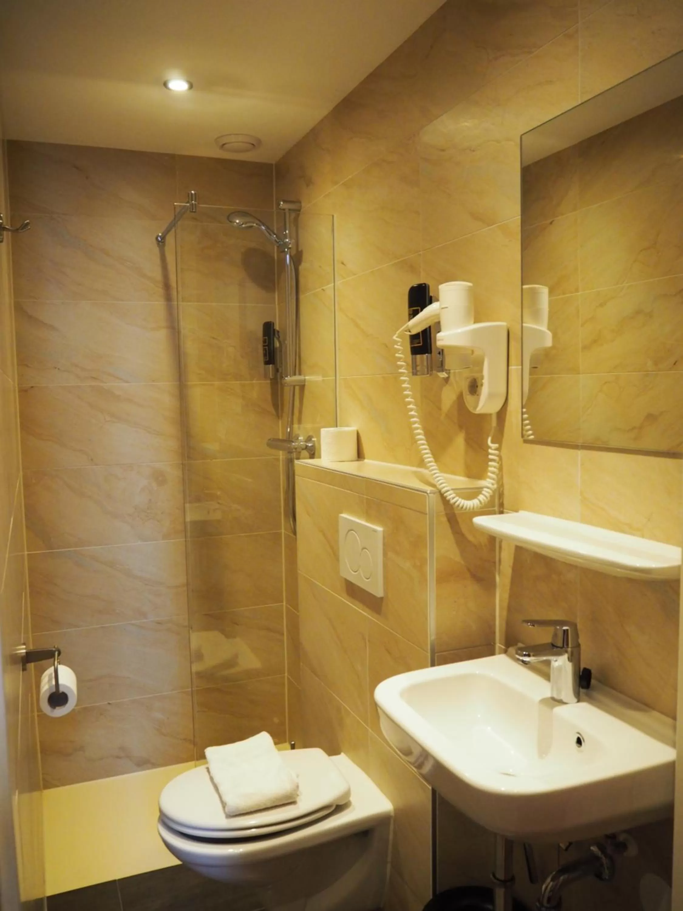 Toilet in Blossoms City Hotel