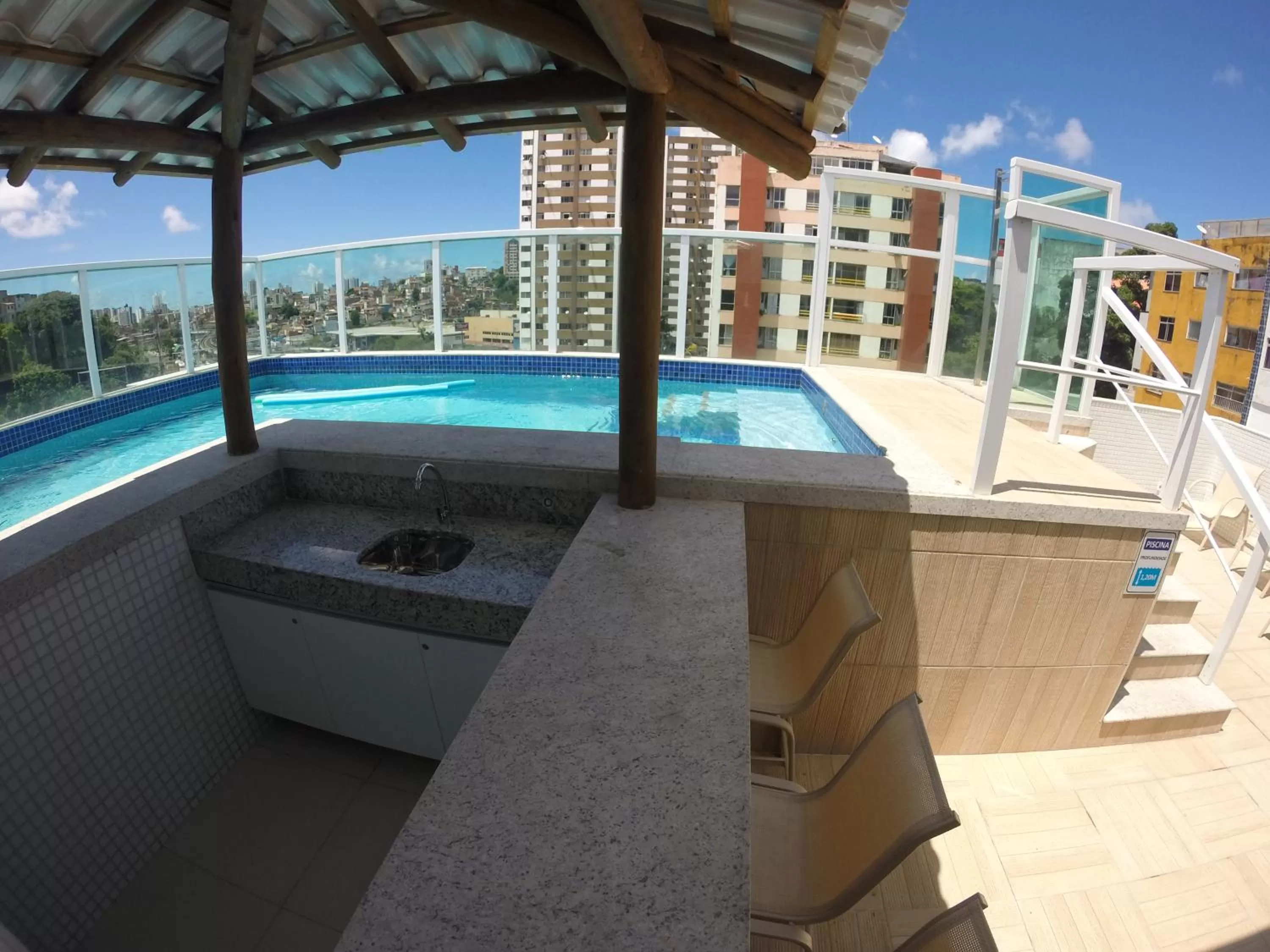 Swimming pool in Aquarena Hotel