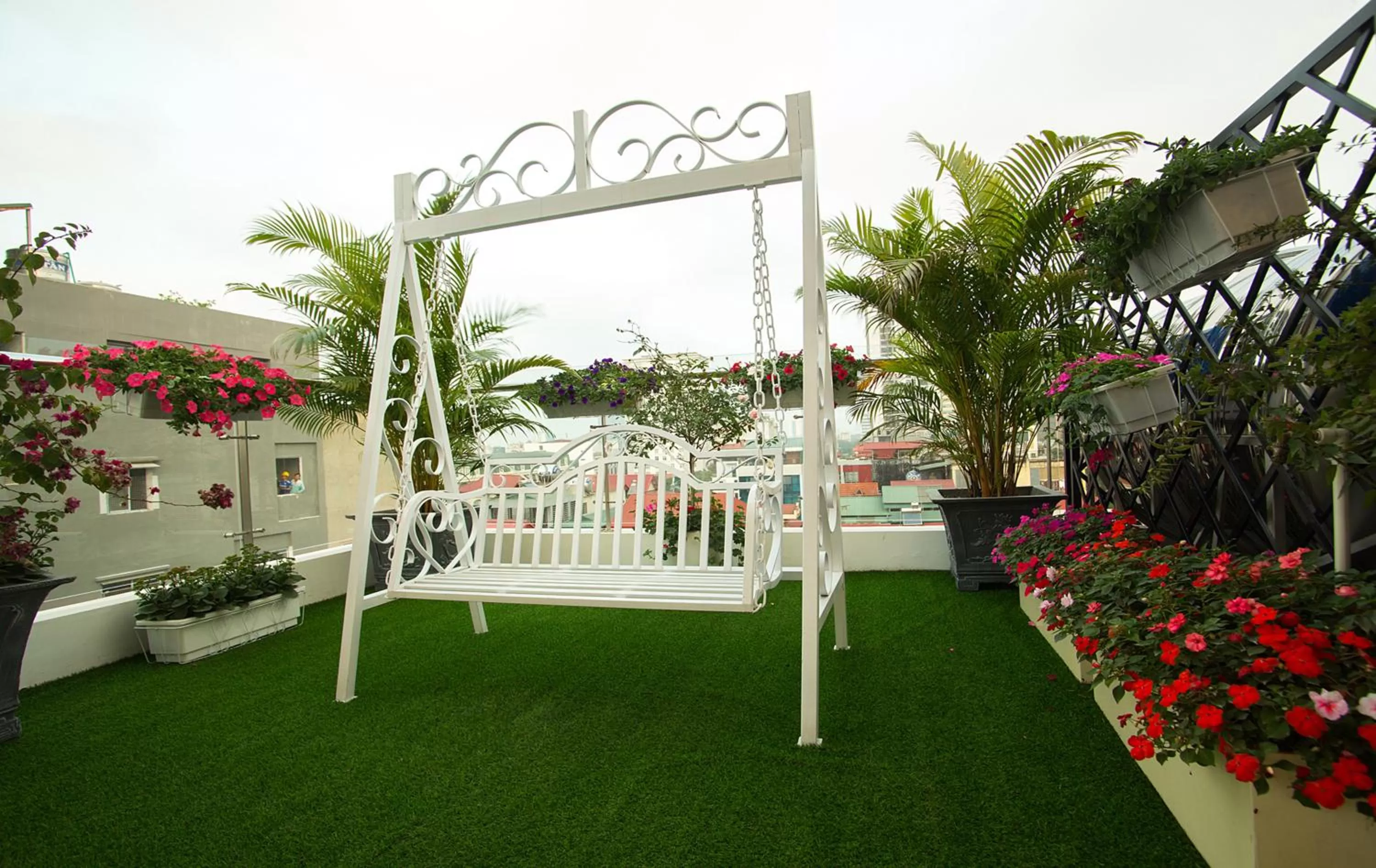 Bird's eye view in Newsky Serviced Apartment