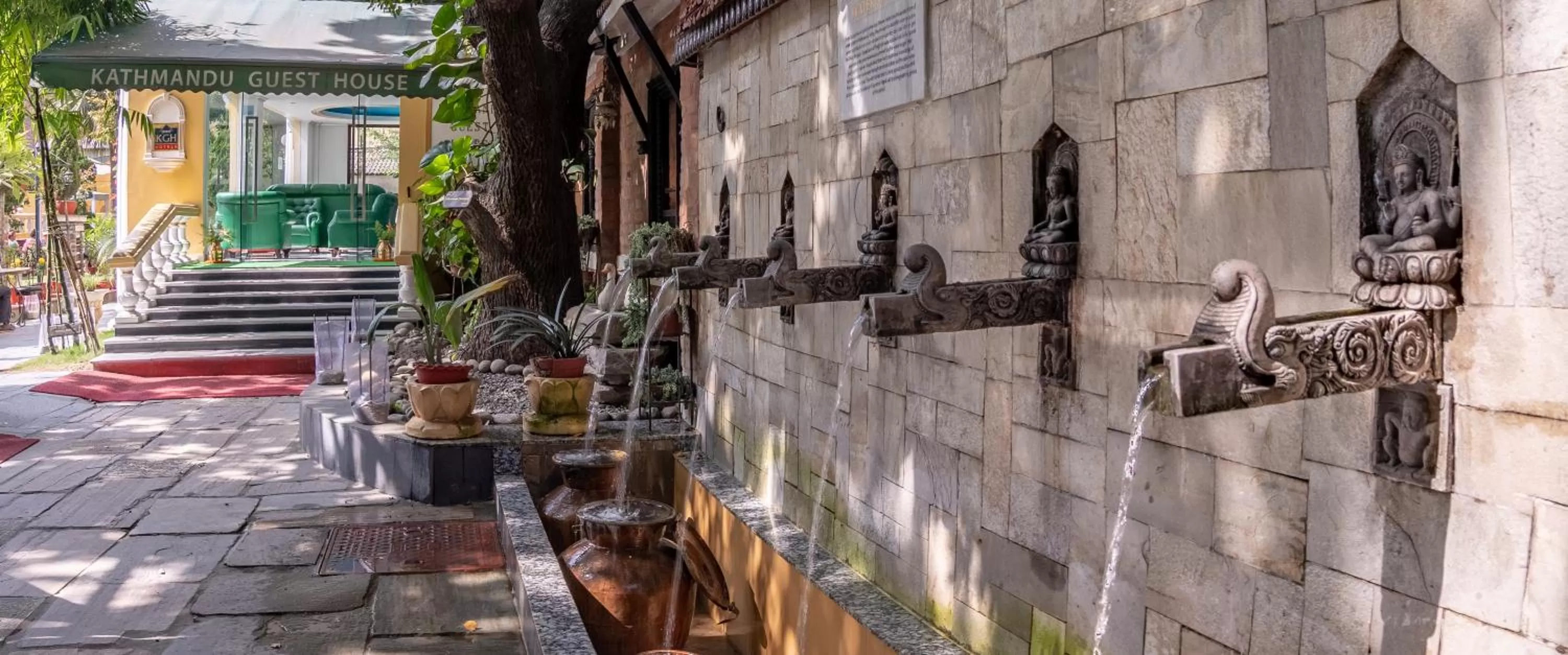 Patio in Kathmandu Guest House by KGH Group