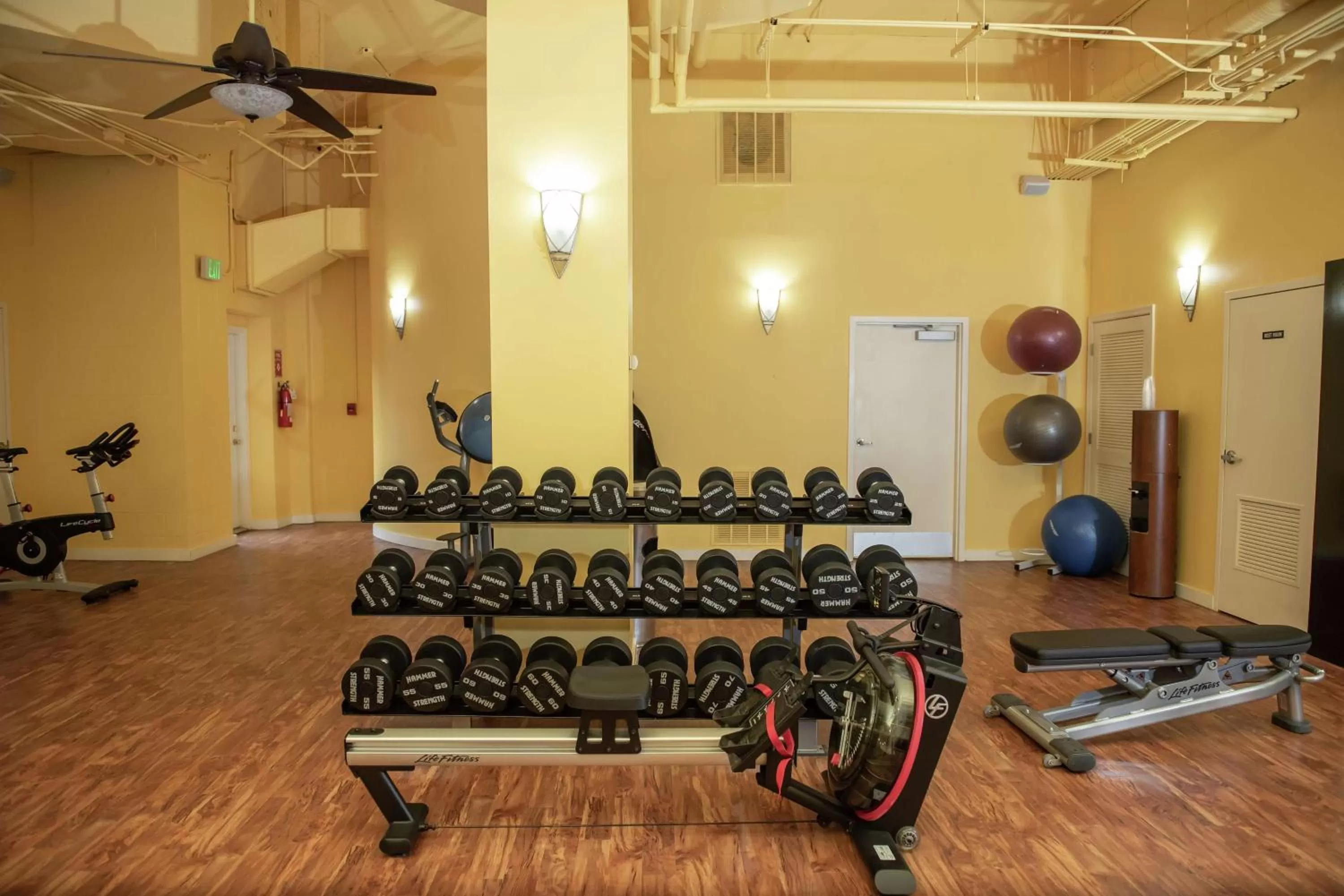 Fitness centre/facilities in Inn at the Colonnade Baltimore - A DoubleTree by Hilton Hotel