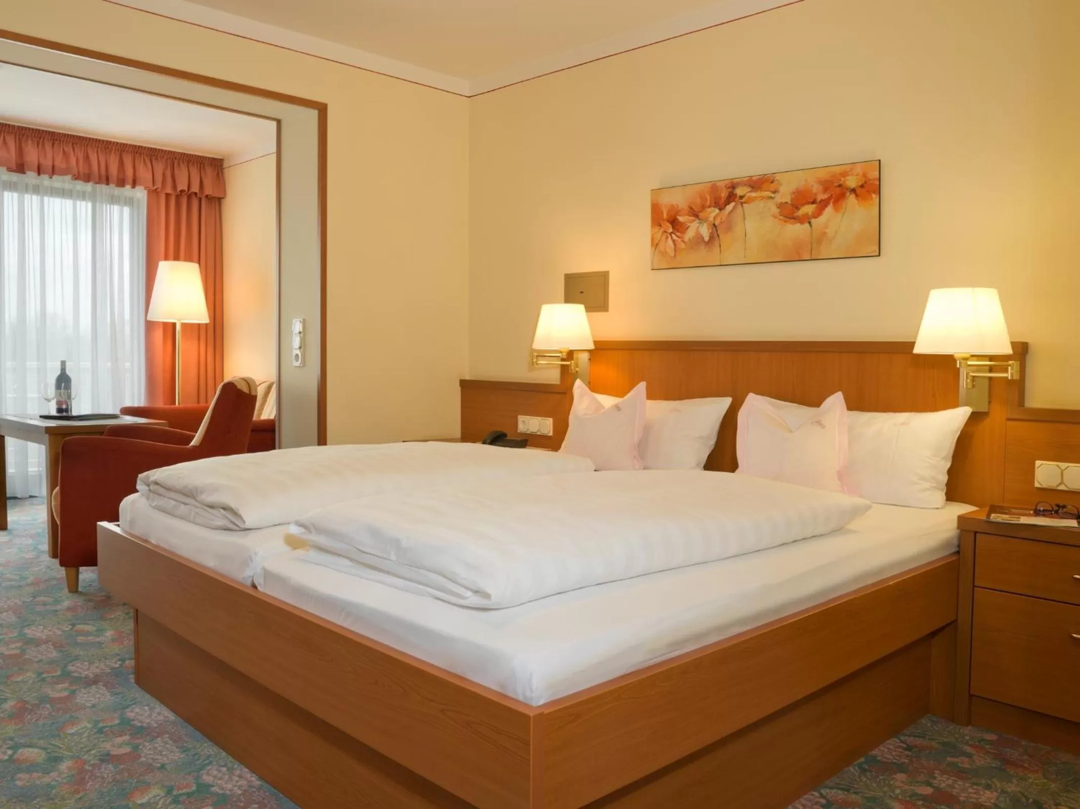 Photo of the whole room, Bed in Hotel Pension Fent