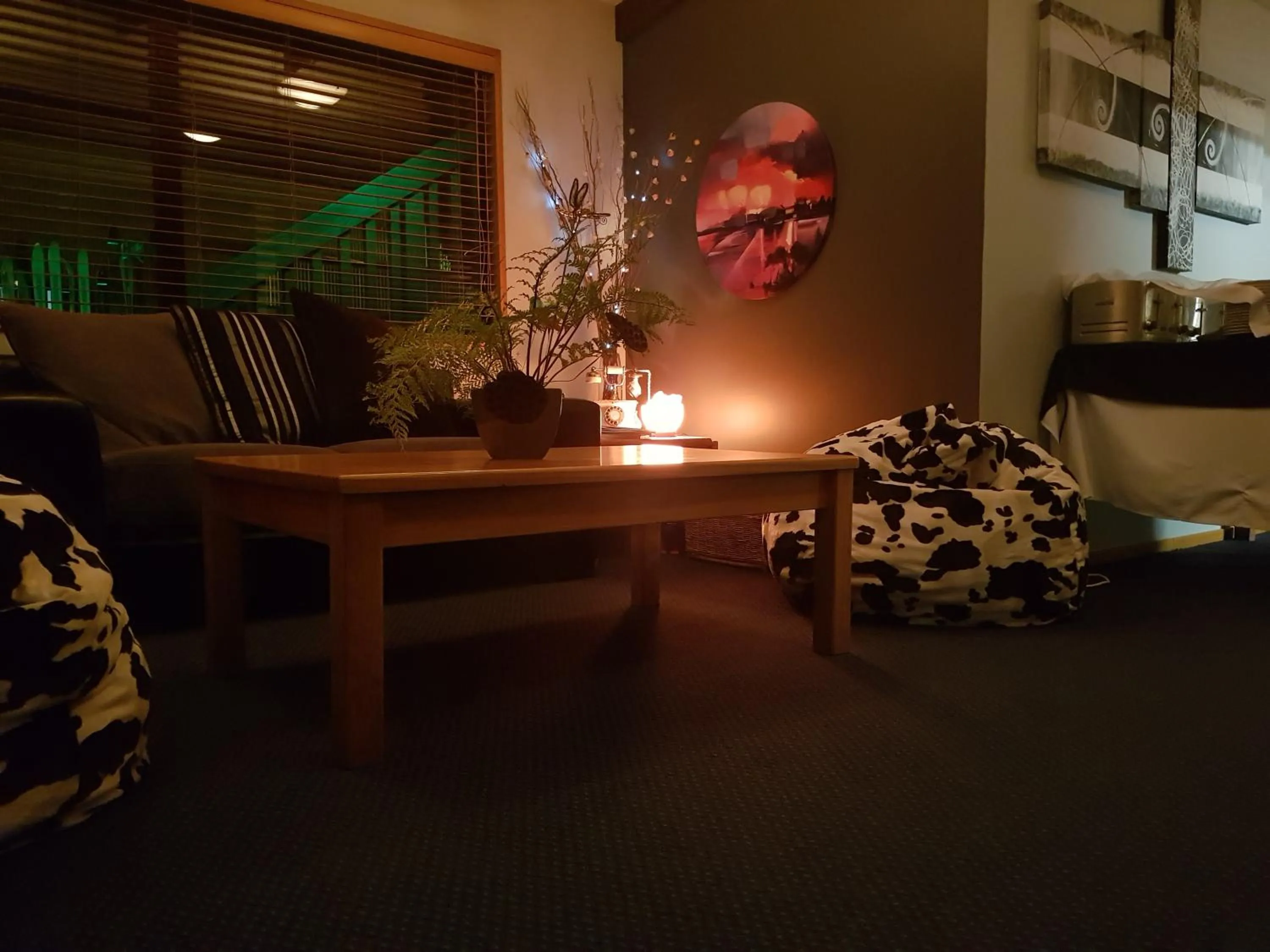 Seating area in Abisko Lodge