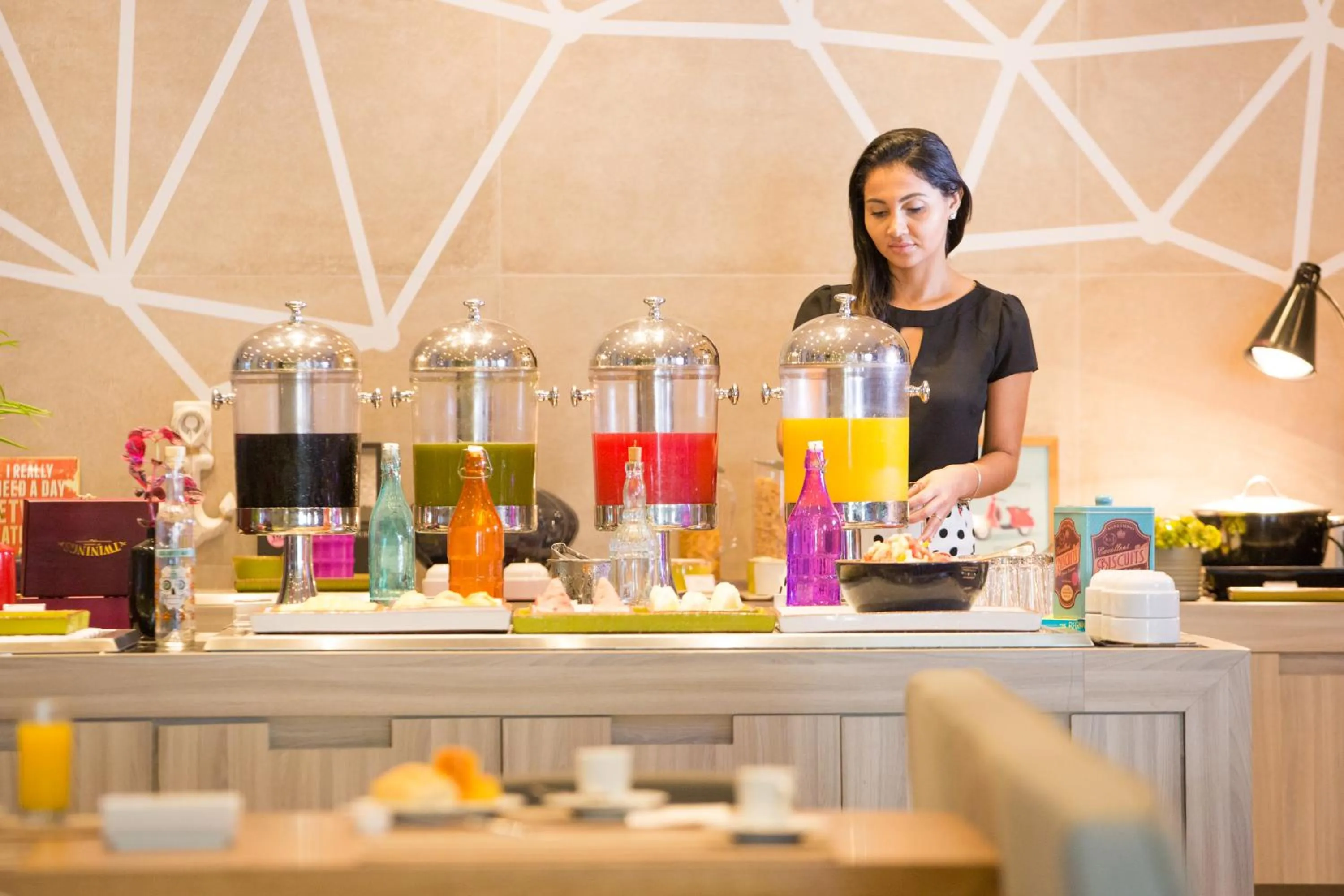 Buffet breakfast in Novotel RJ Porto Atlantico