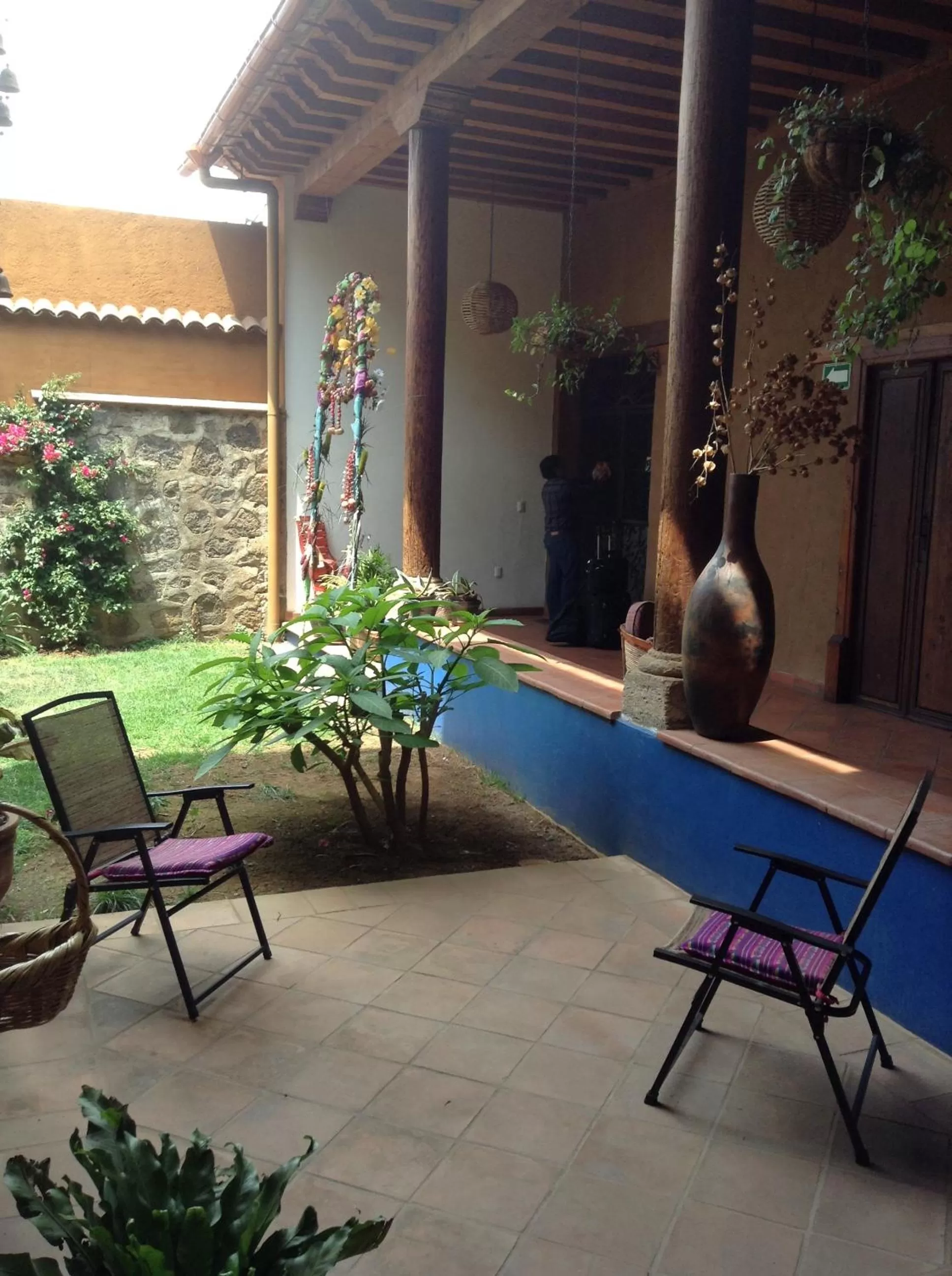 Patio in Posada Yolihuani