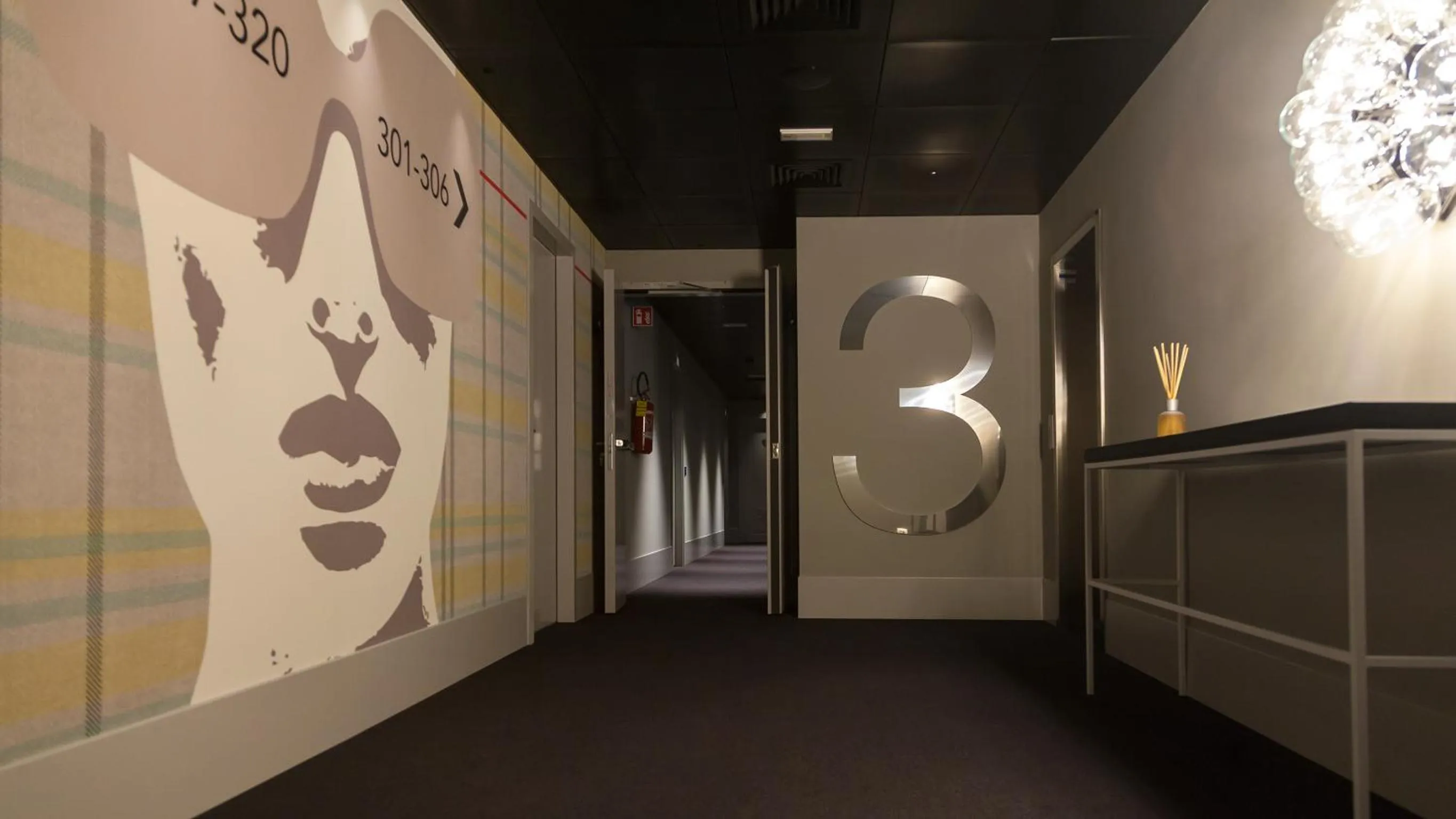 Decorative detail in G Hotel Pescara