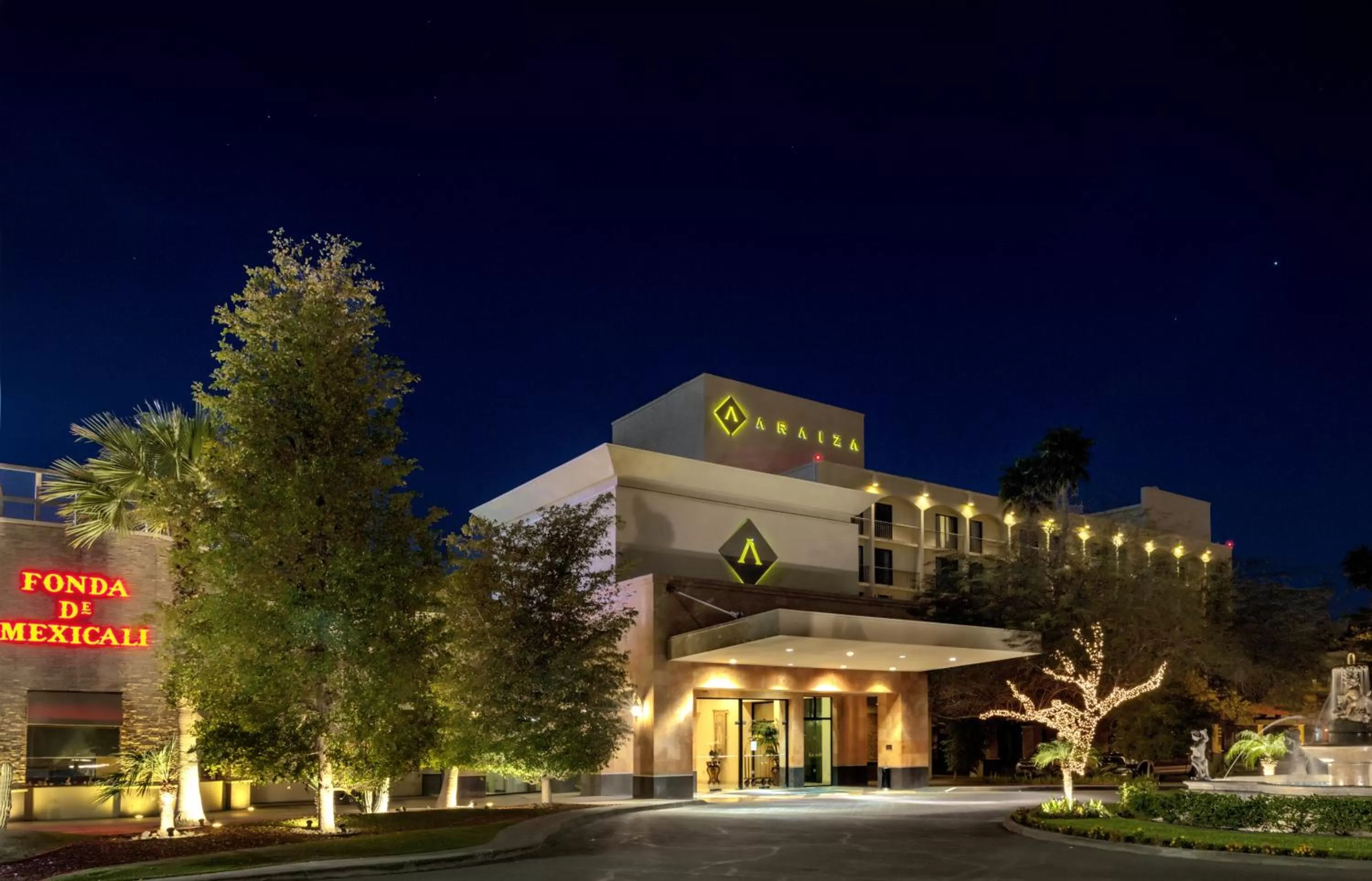 Property building in Hotel Araiza Mexicali