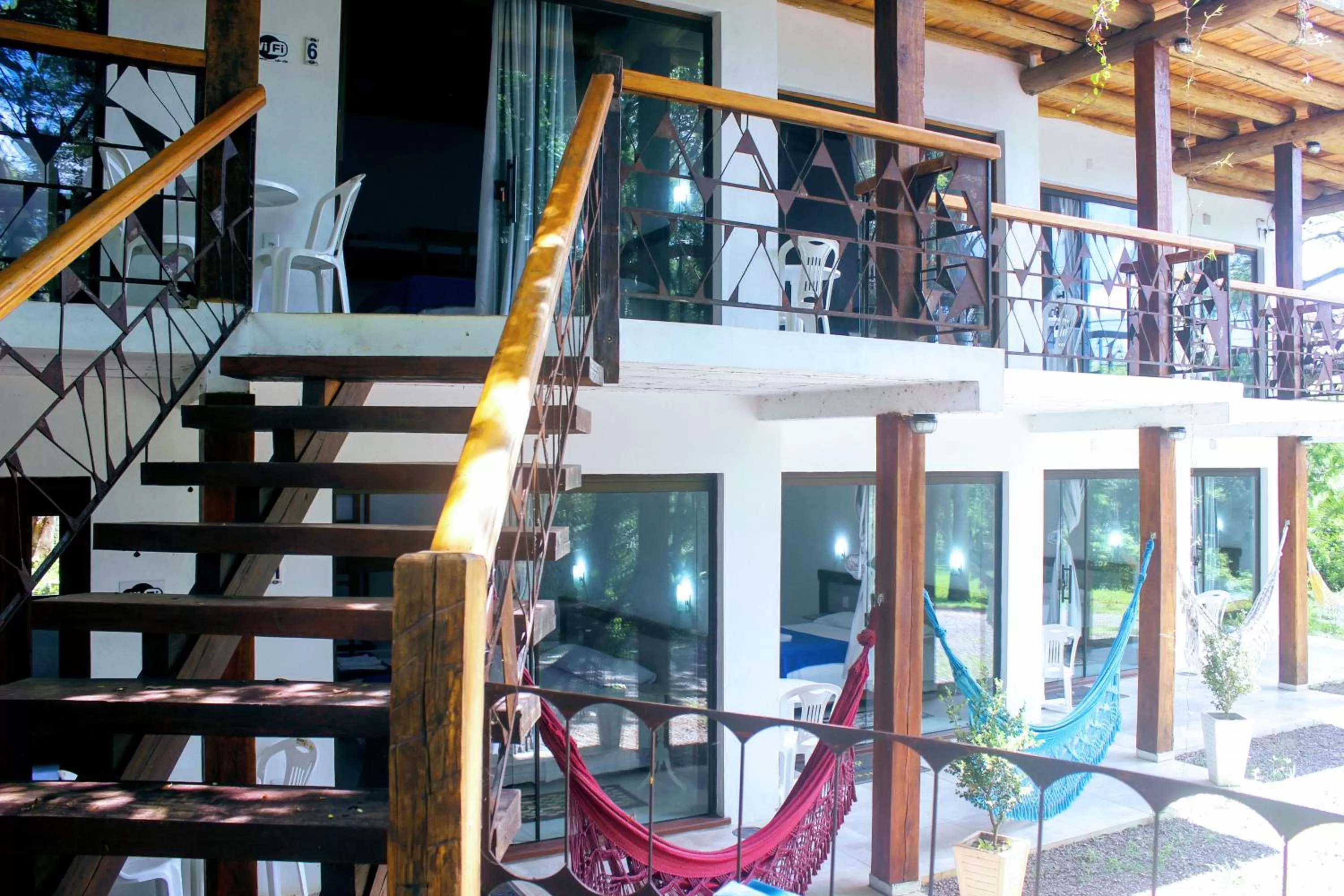 Facade/entrance in Hotel Chácara das Flores