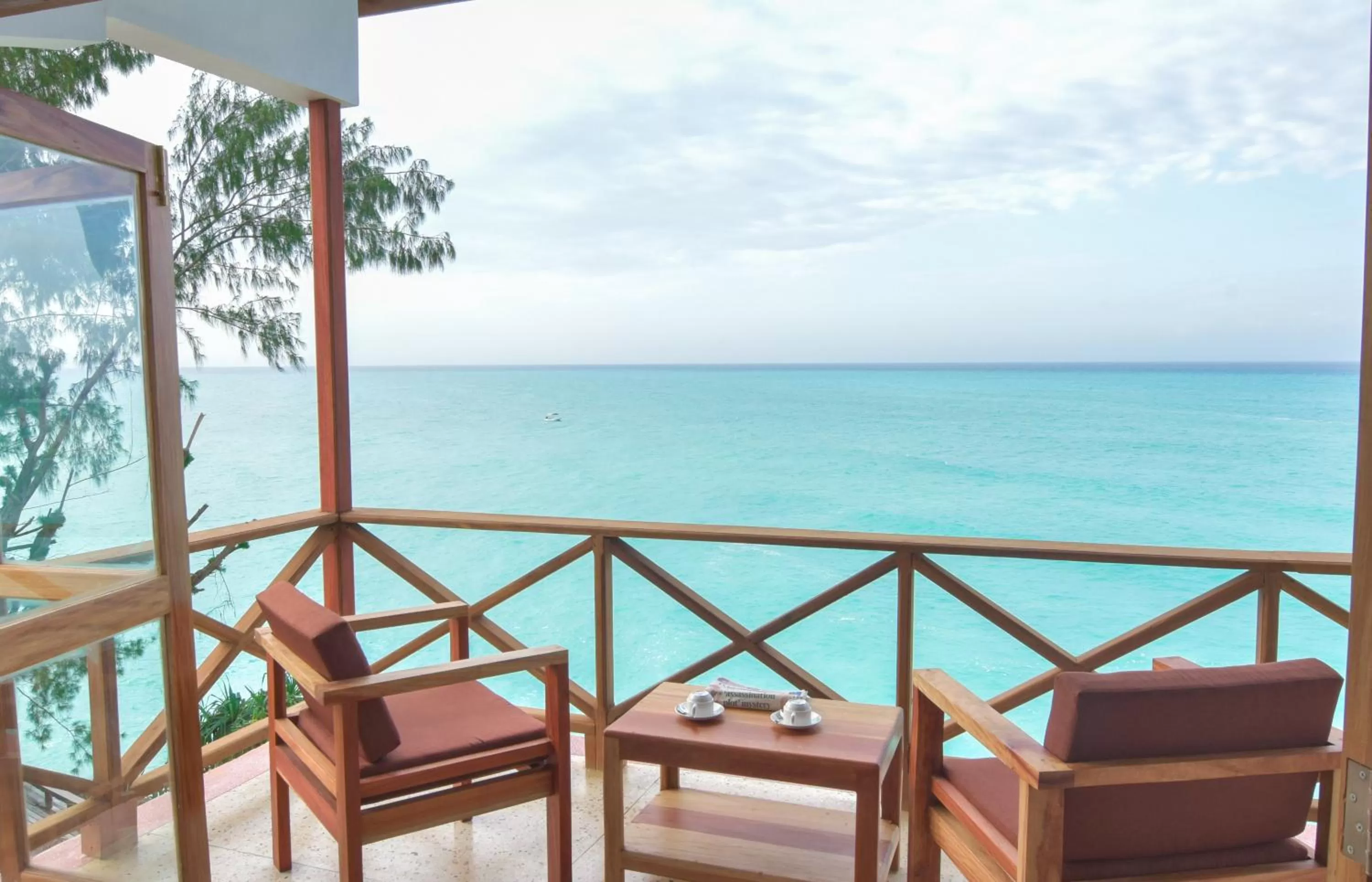 Balcony/Terrace in Mnarani Beach Cottages