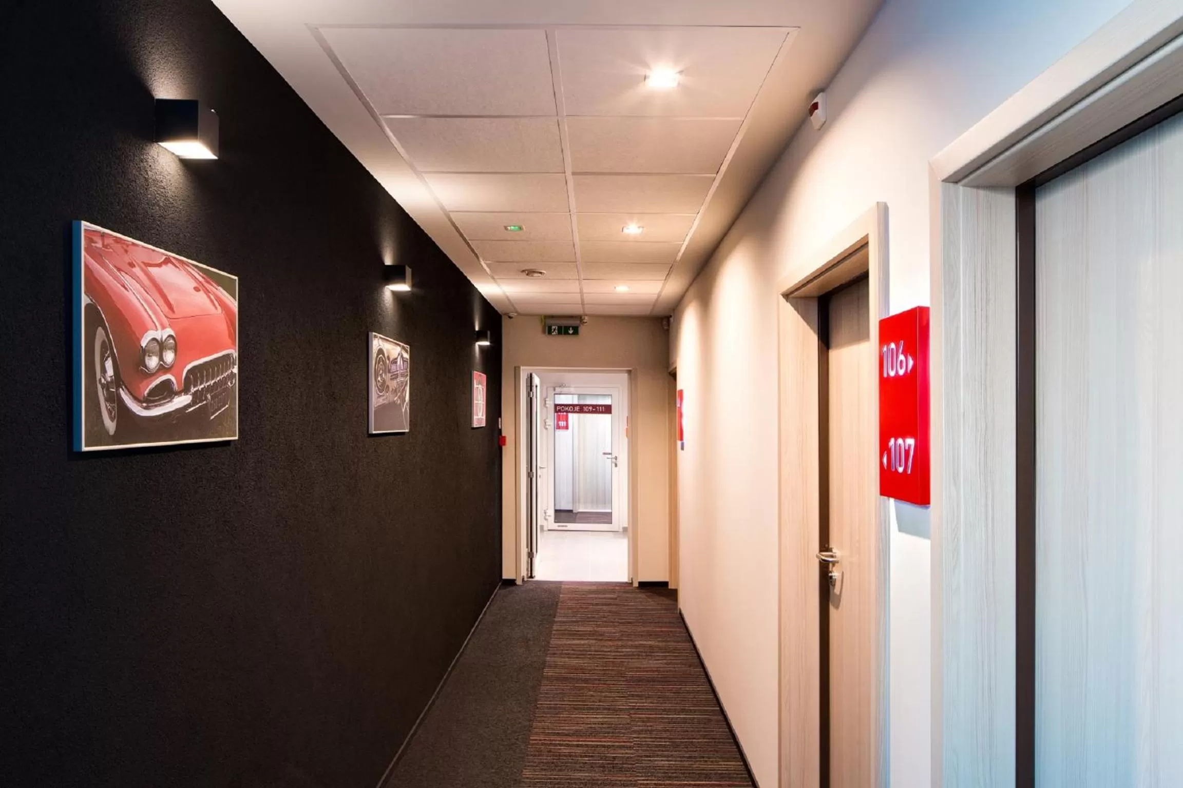 Lobby or reception in Automobil Hotel