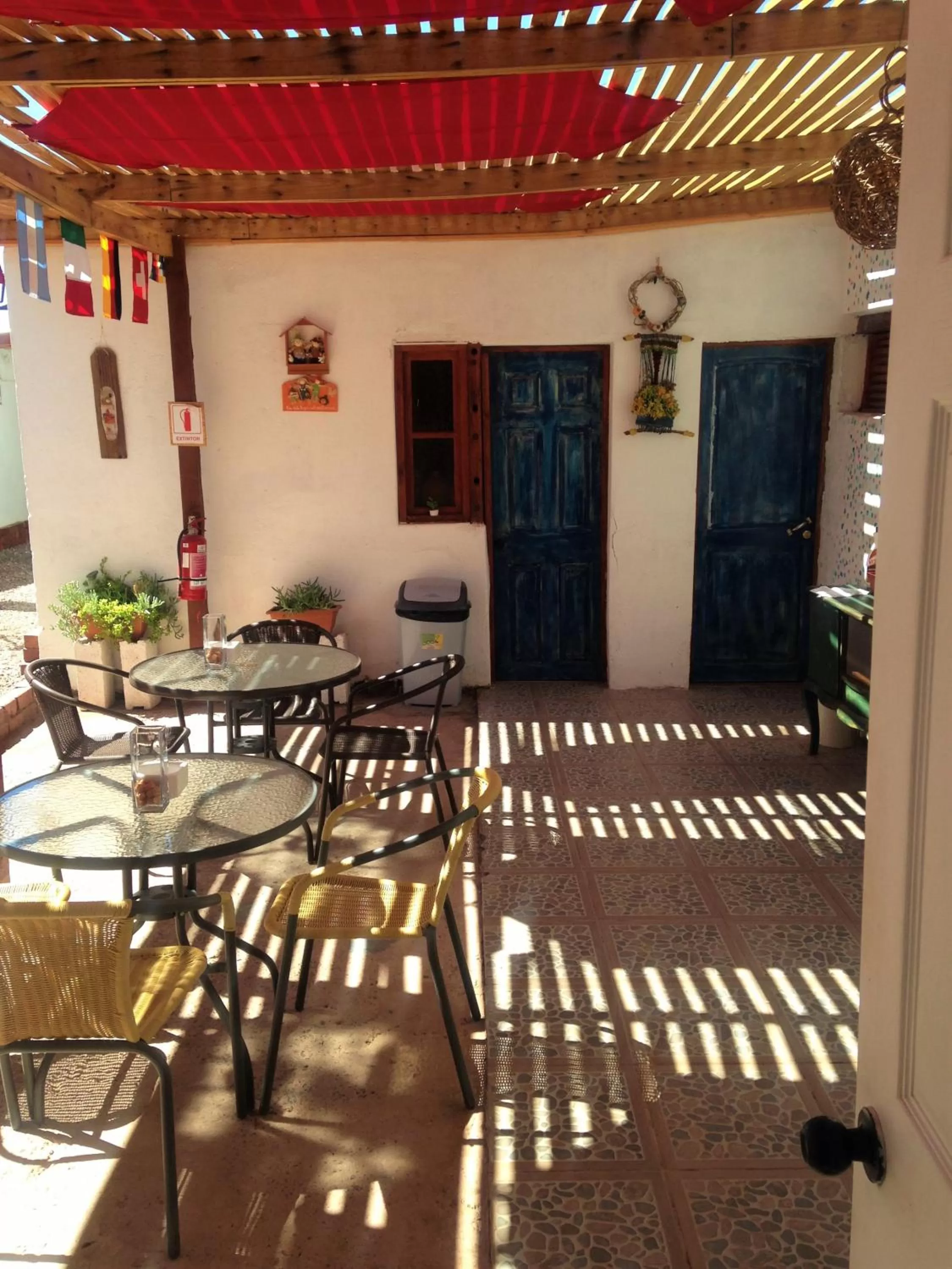 Patio in Hostal Siete Colores