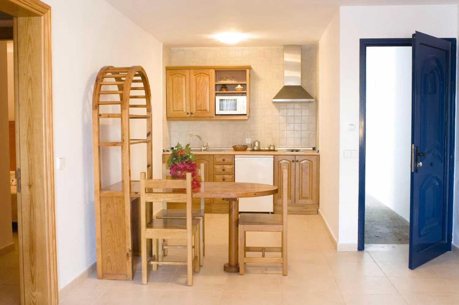 Kitchen or kitchenette in Aparthotel Costa Mar