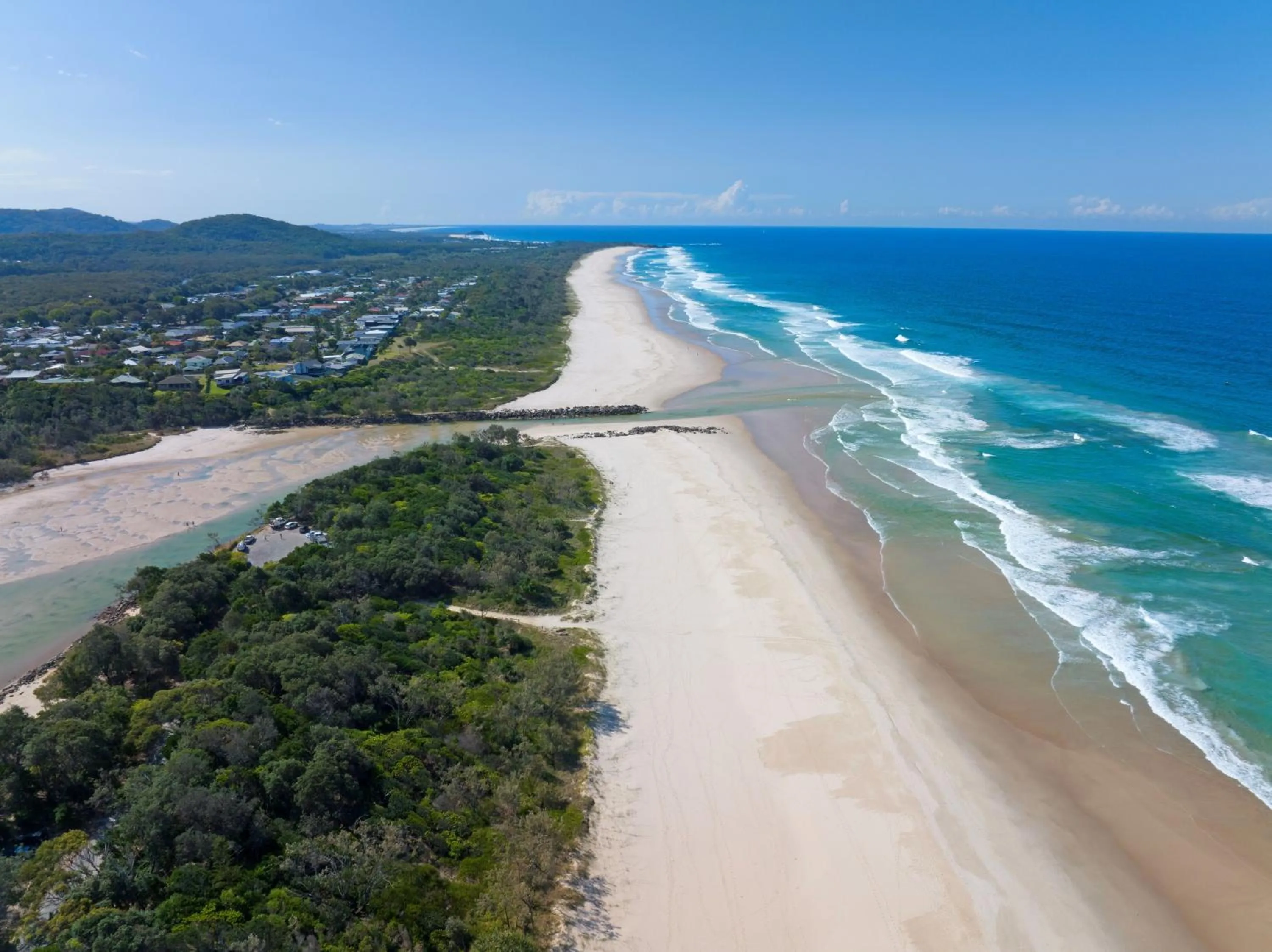 Beach in Pottsville Beach Motel
