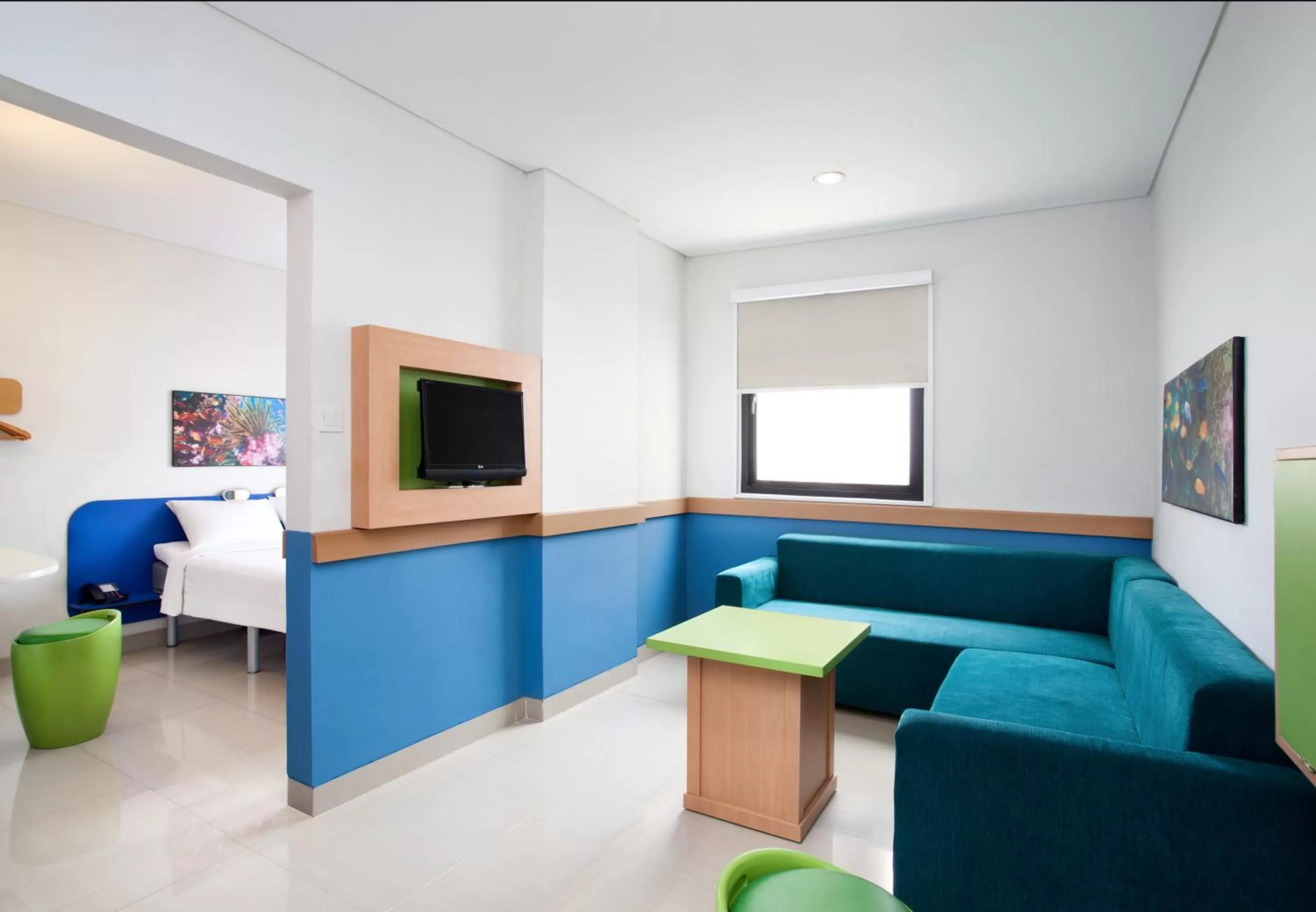 Living room in Ibis Budget Jakarta Daan Mogot