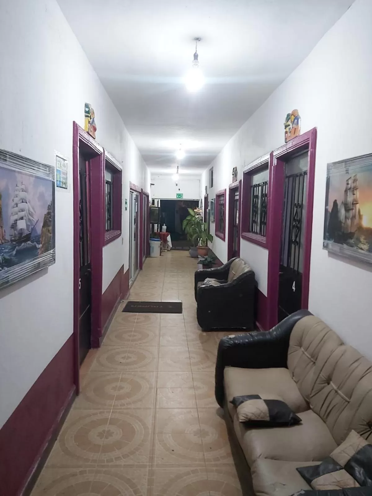 Living room in Hotel Ayalamar Manzanillo