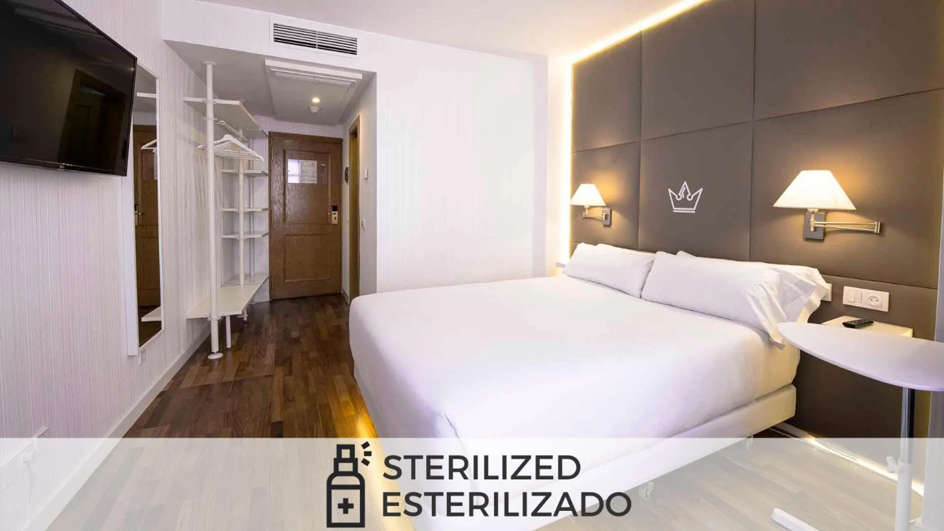 Bed in Erase un Hotel