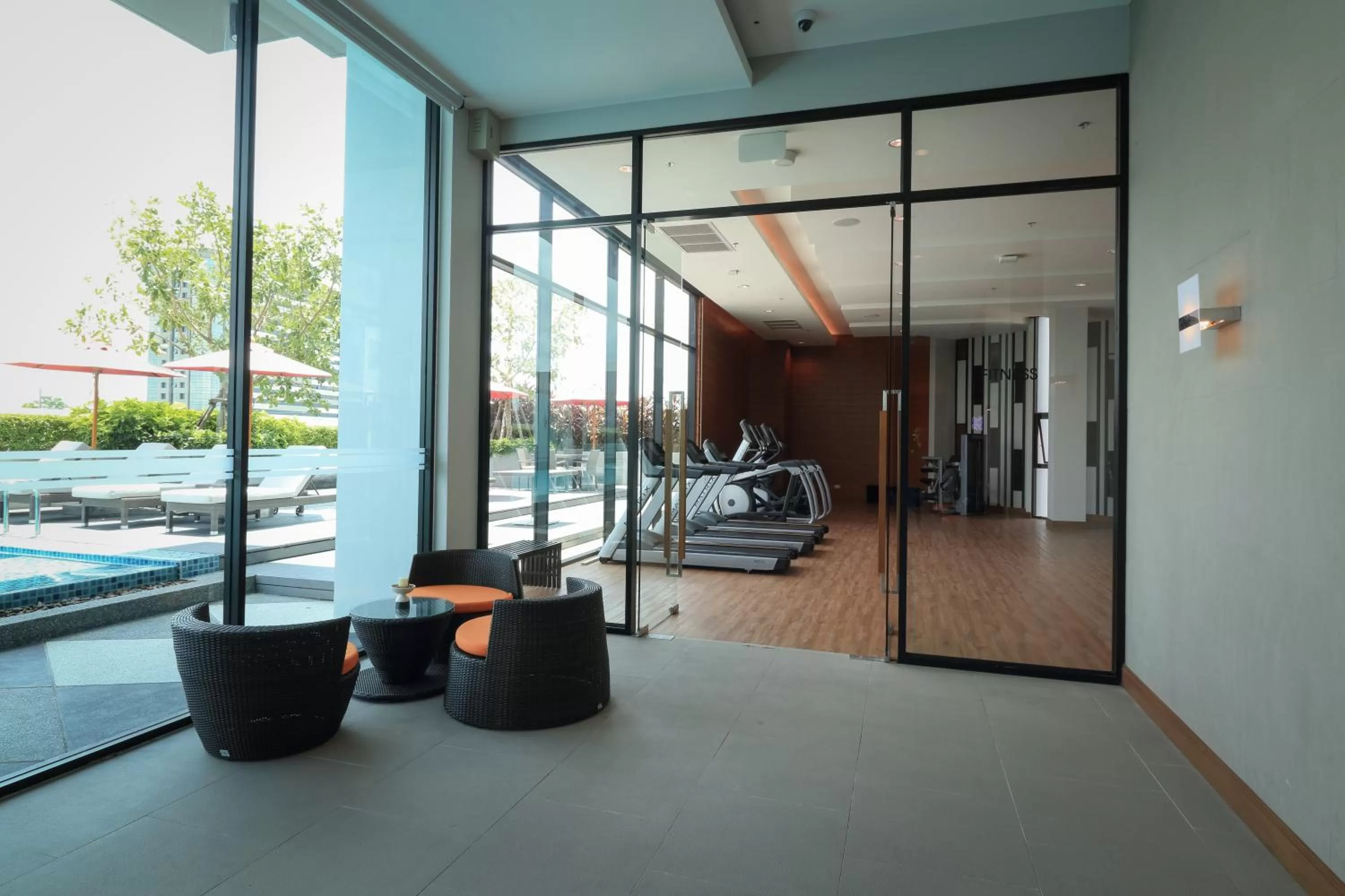 Swimming pool in Grand Fortune Hotel Nakhon Si Thammarat