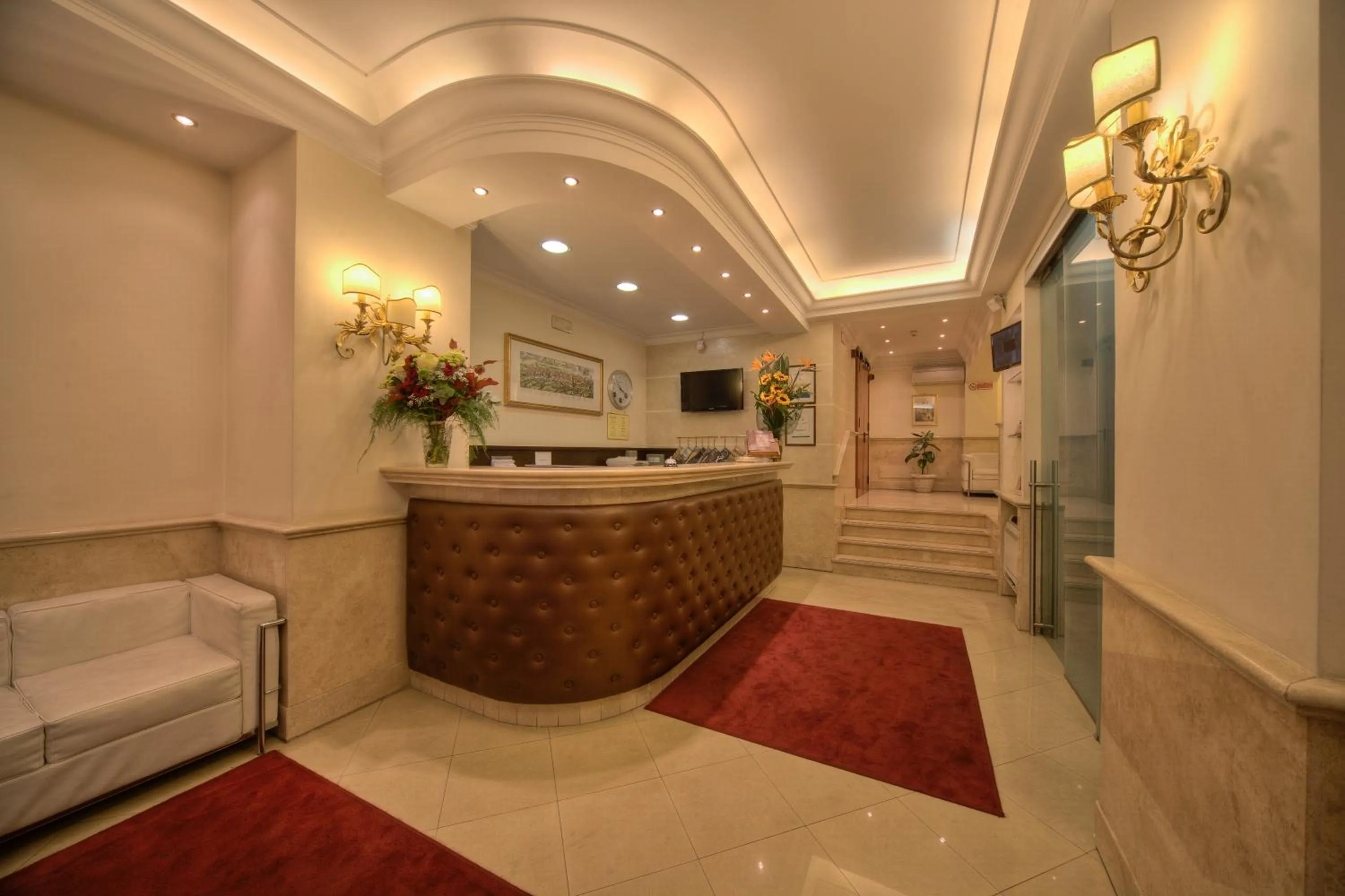 Lobby or reception in Hotel Galileo