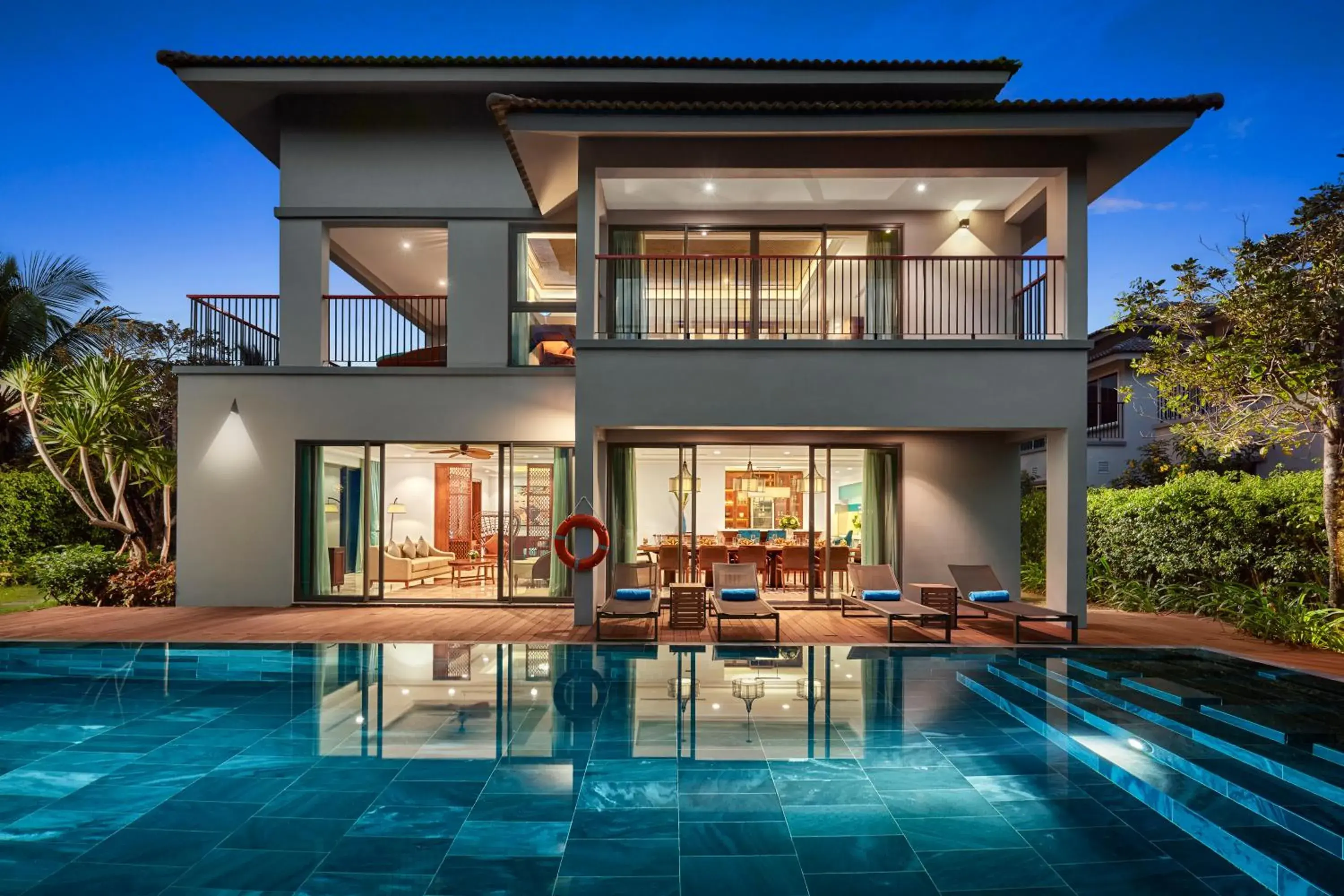 Five-Bedroom Villa with Four King Beds and Two Single Beds - Balcony/Private Pool in Best Western Premier Sonasea Villas Phu Quoc Five-Bedroom Villa with Four King Beds and Two Single Beds - Balcony/Private Pool in Best Western Premier Sonasea Villas Phu Quoc