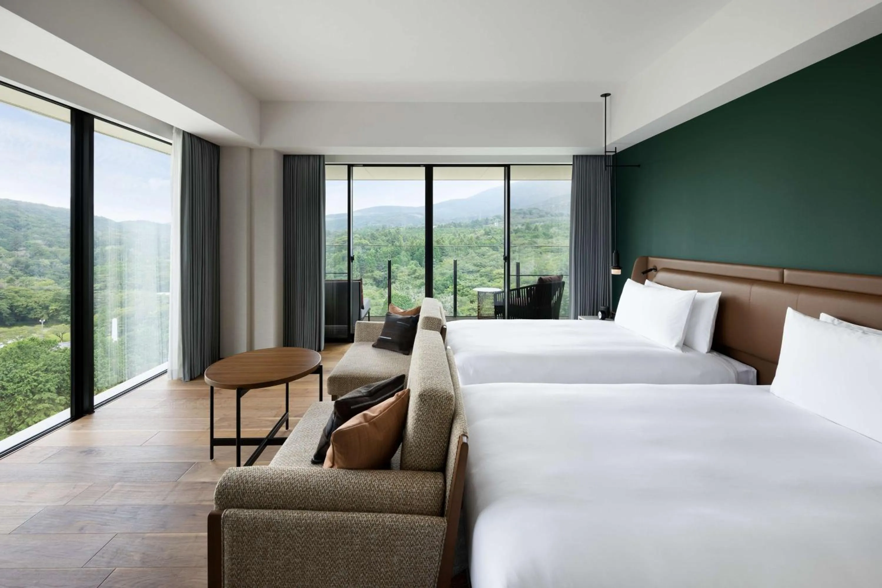 Photo of the whole room, Bed in Fuji Speedway Hotel, in The Unbound Collection by Hyatt