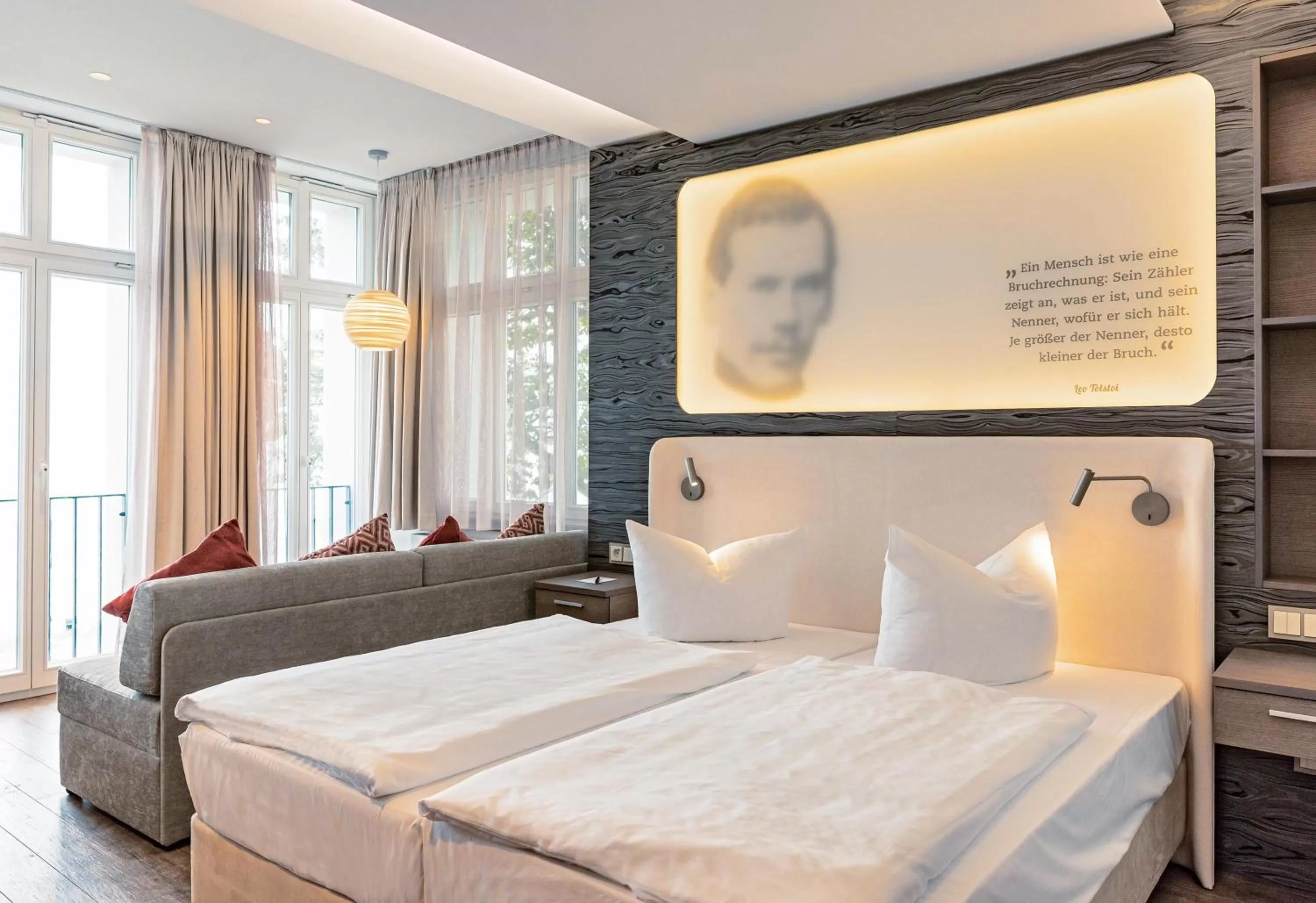 Junior Suite with Ocean View - single occupancy in SEETELHOTEL Strandhotel Atlantic das Boutiquehotel am Meer