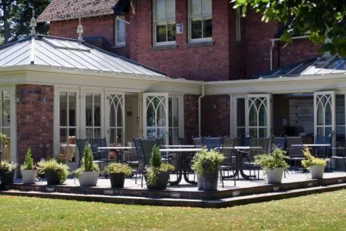 Patio in The Old Vicarage