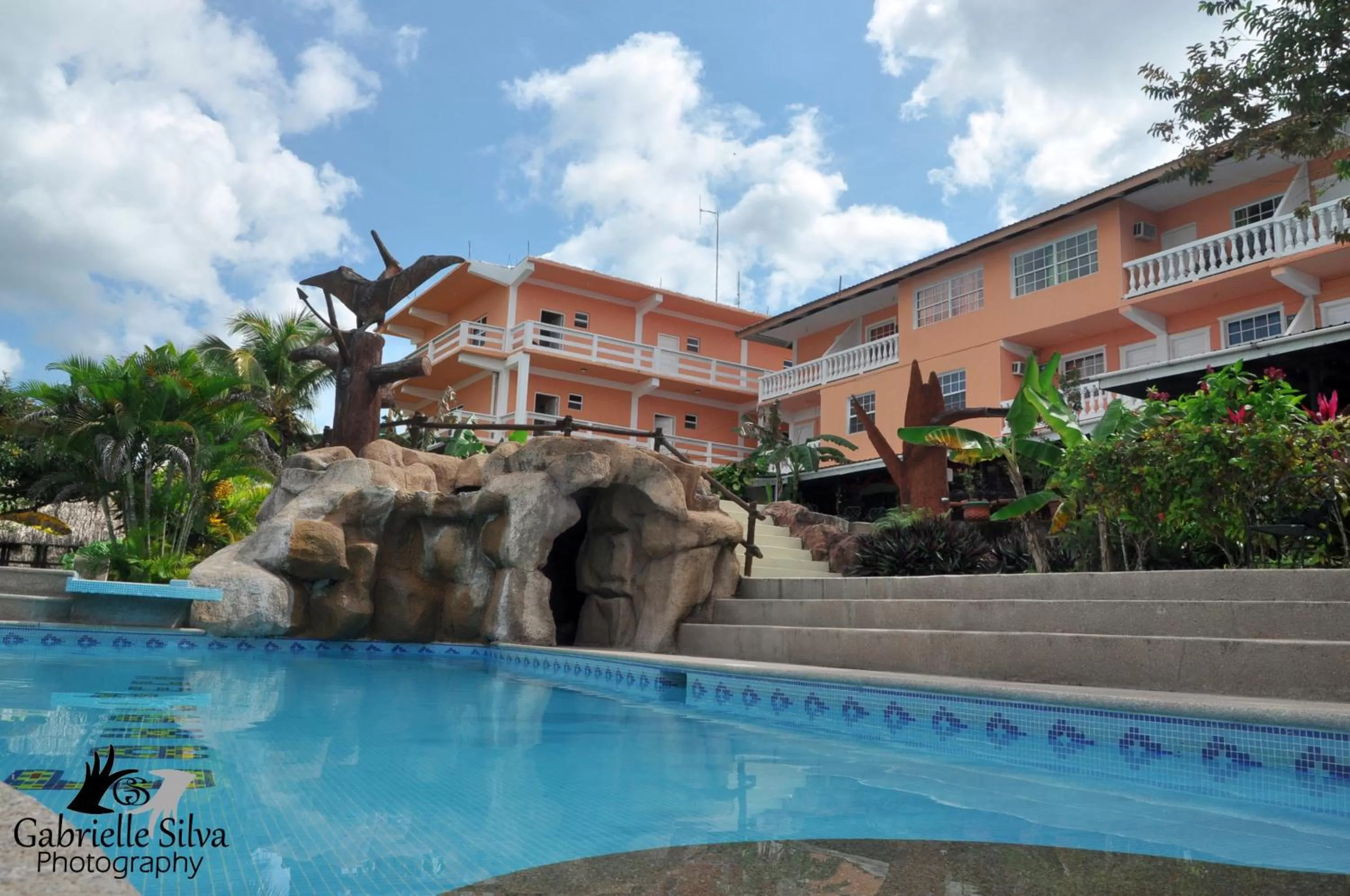 Property building in Cahal Pech Village Resort