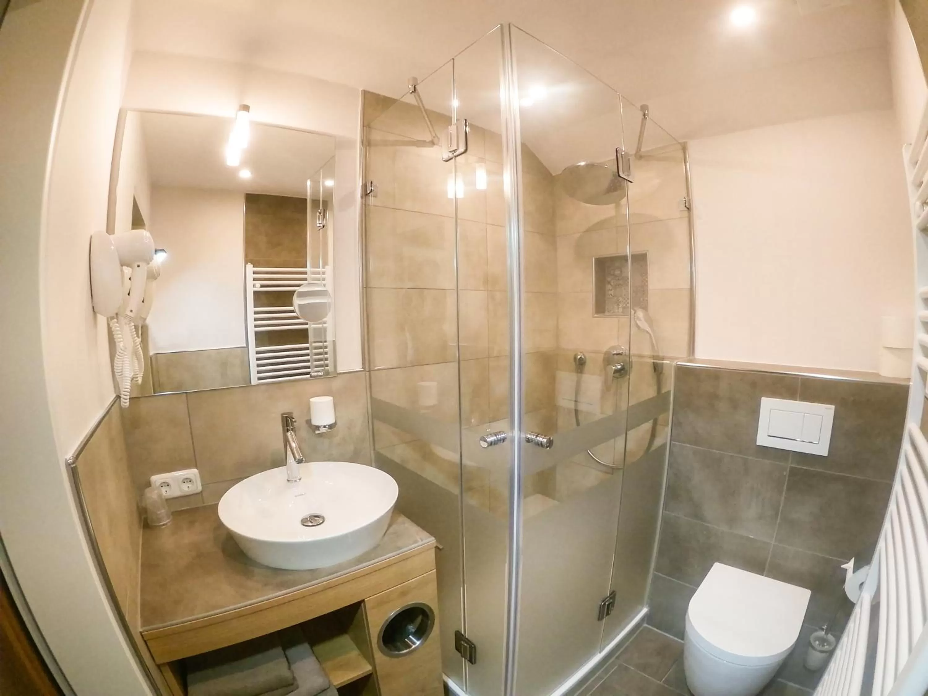 Bathroom in Hotel Waldblick