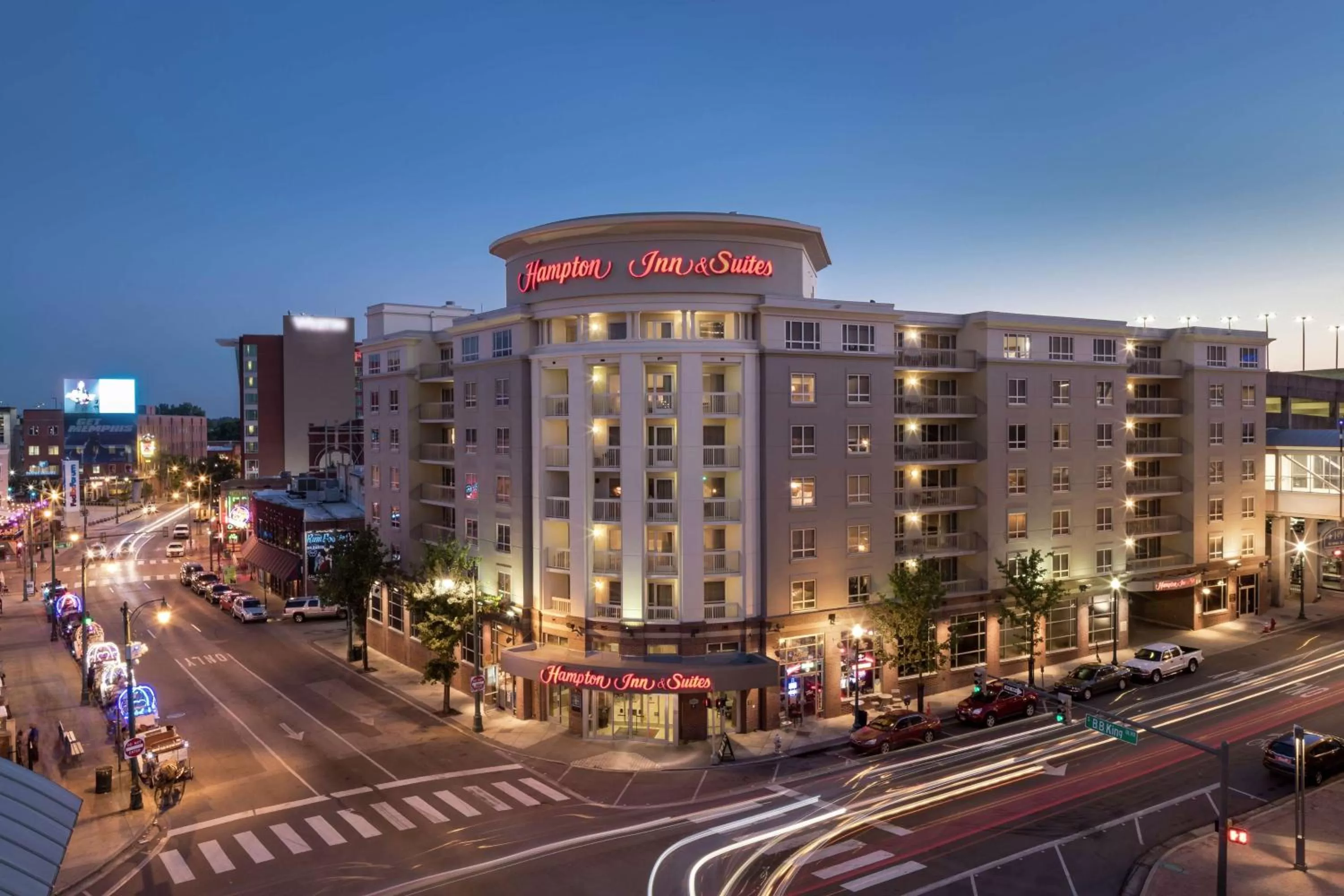 Property building in Hampton Inn & Suites Memphis-Beale Street