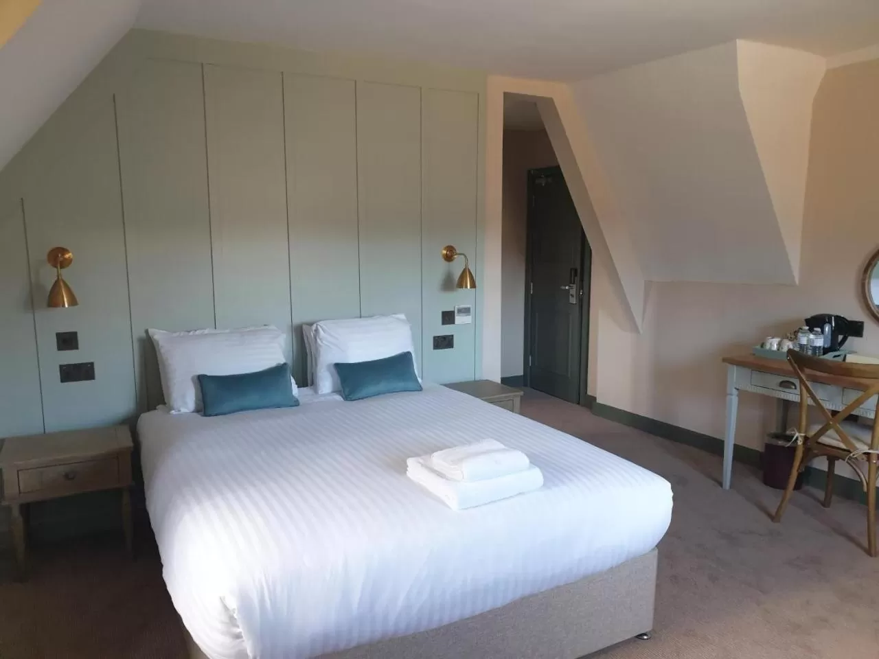 Bed in Stanton House Hotel