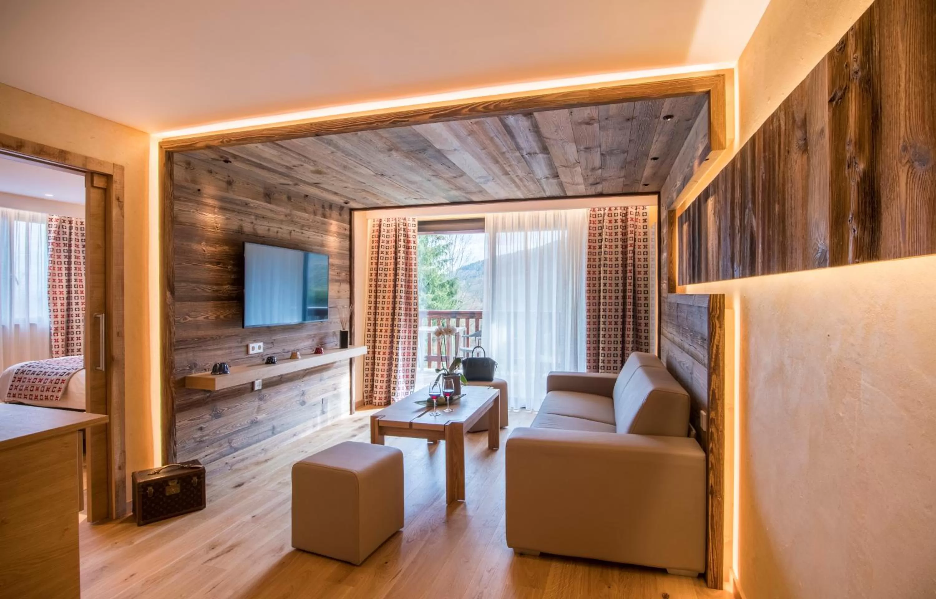 Living room in Hostellerie Des Châteaux & Spa