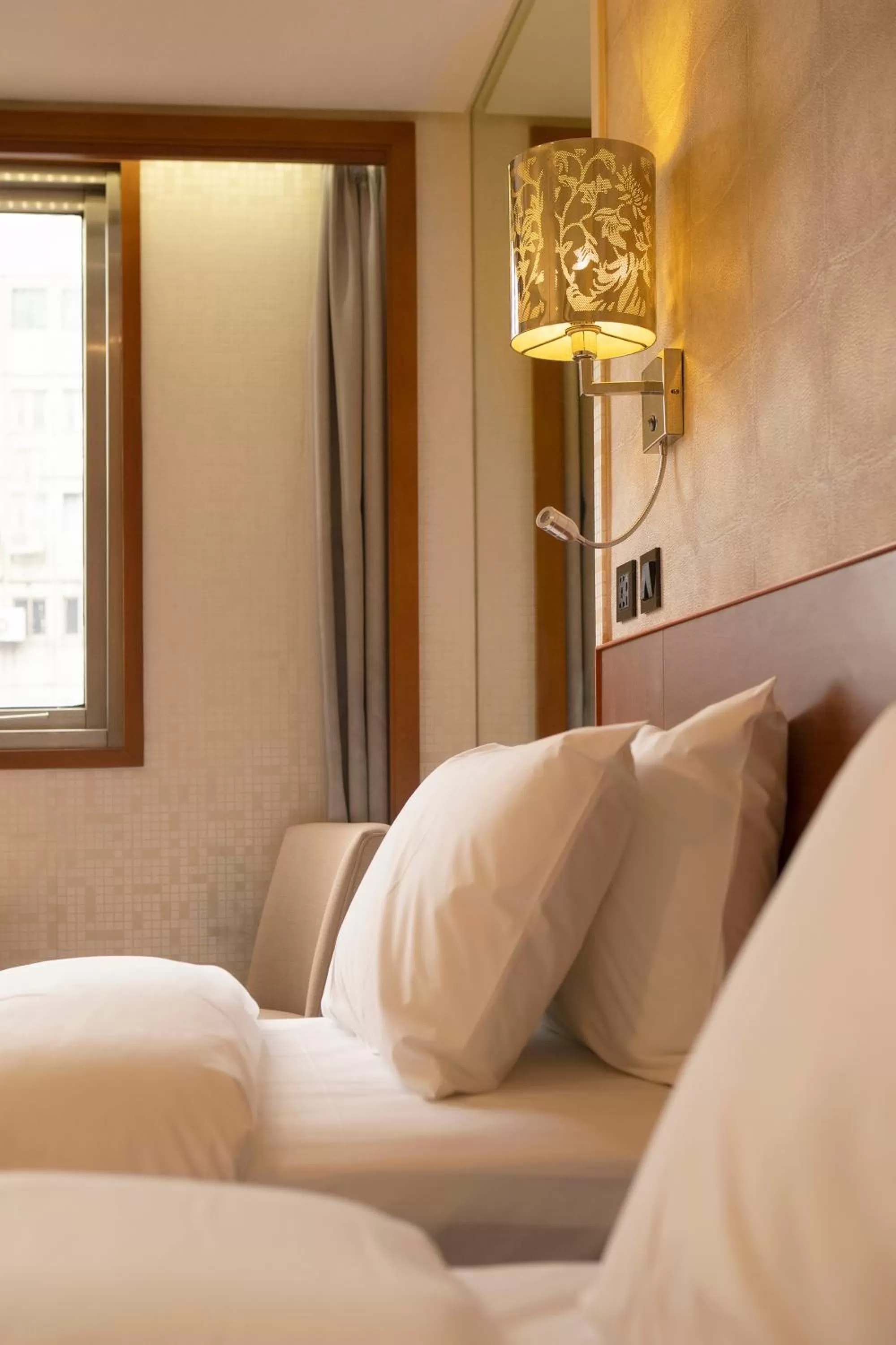 Bed in Hej Taipei Arena Hotel