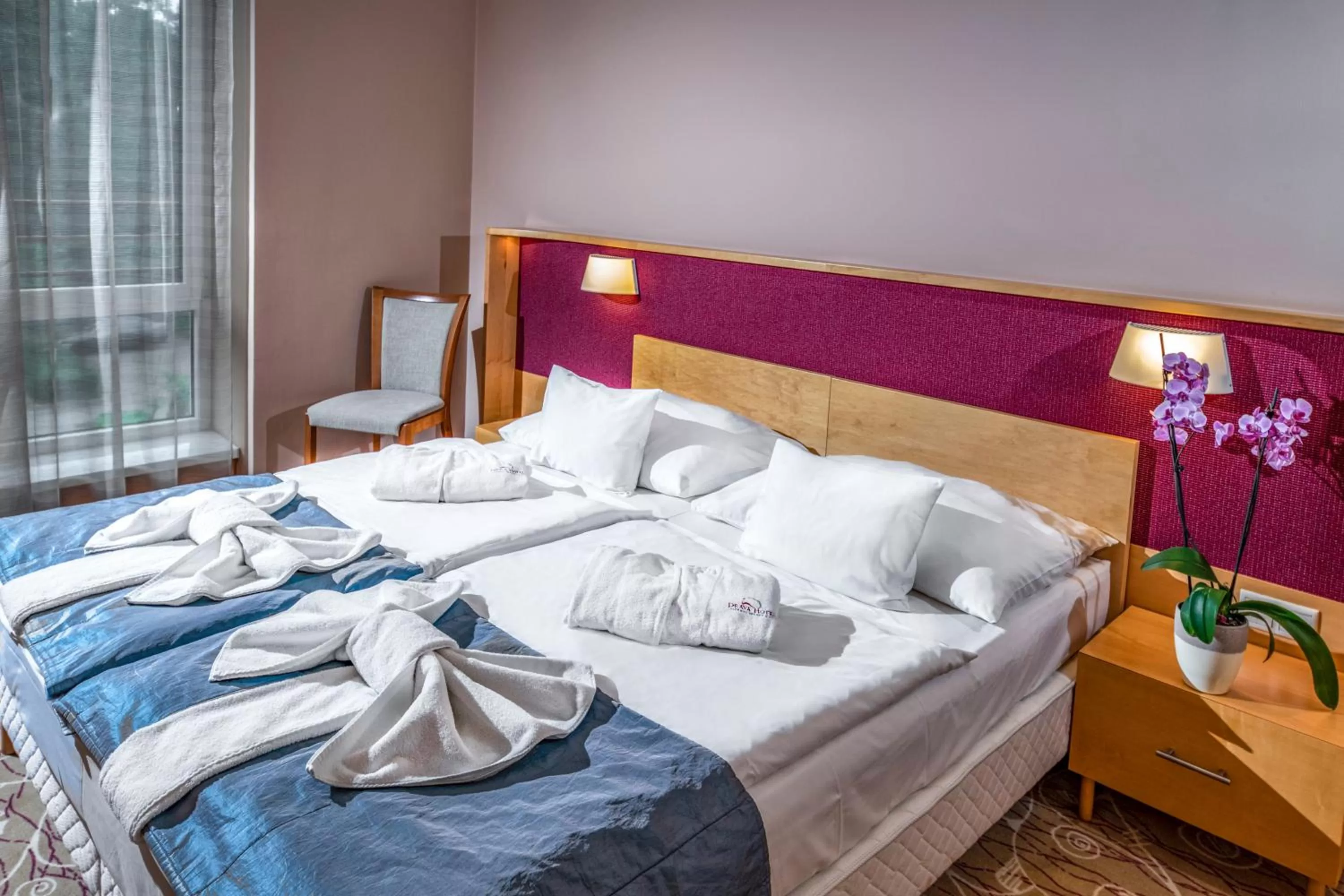 Bed in Dráva Hotel Thermal Resort