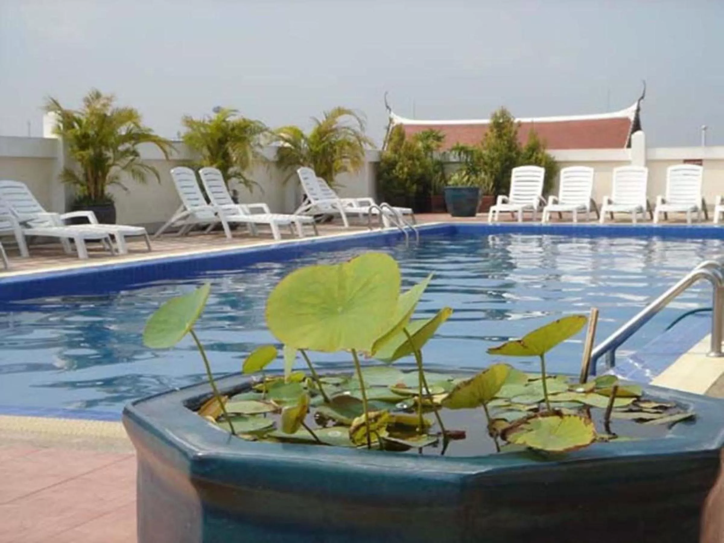 Day in Rambuttri Village Plaza