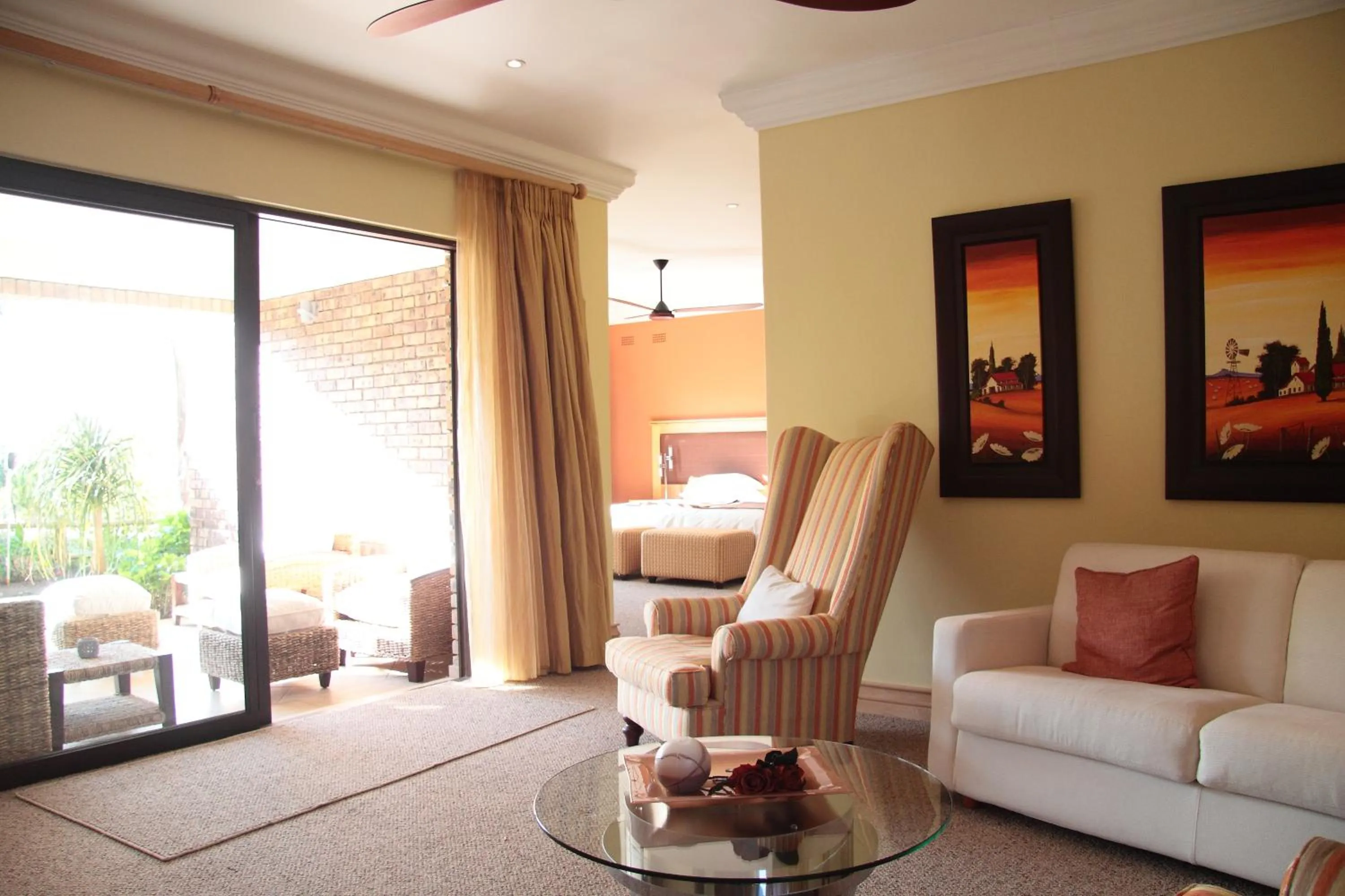 Seating area in Schneiders Boutique Hotel