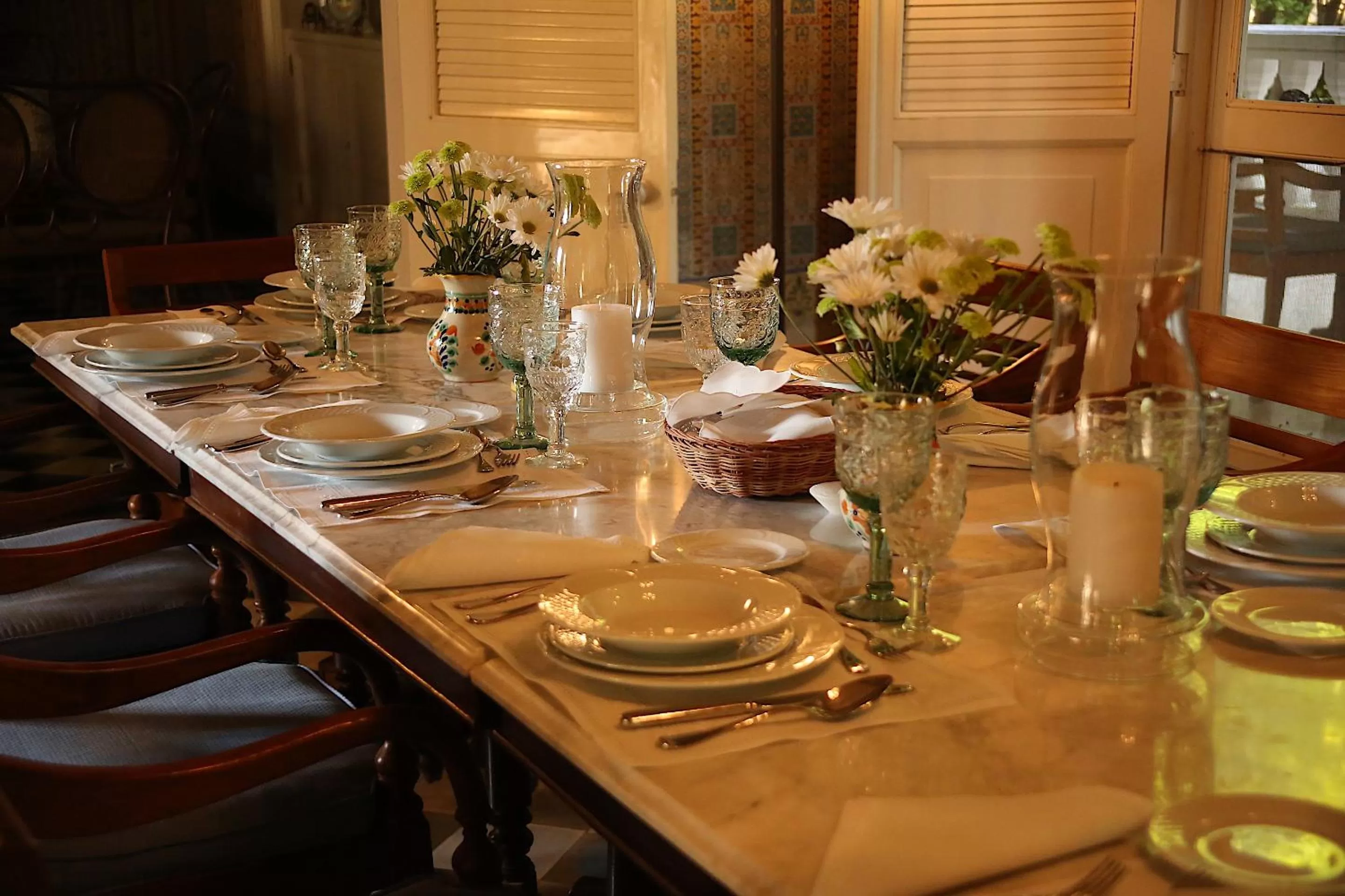 Dining area in Hacienda San Antonio Millet