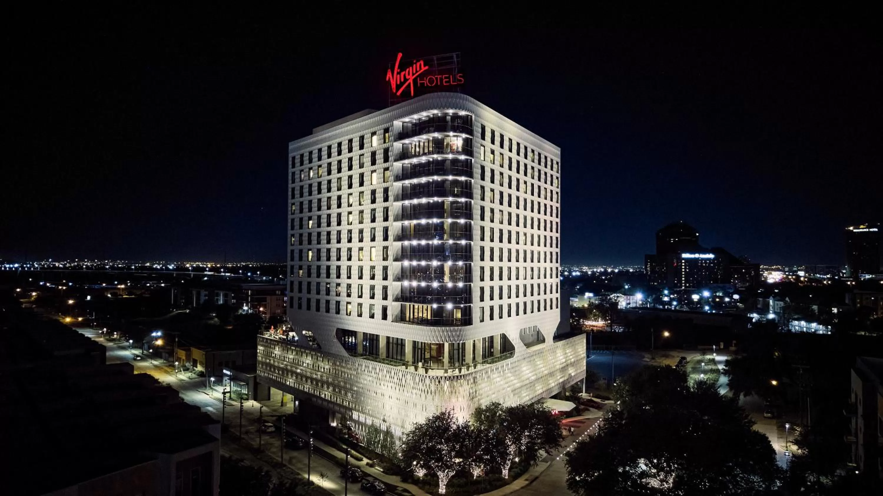 Property building in Virgin Hotels Dallas