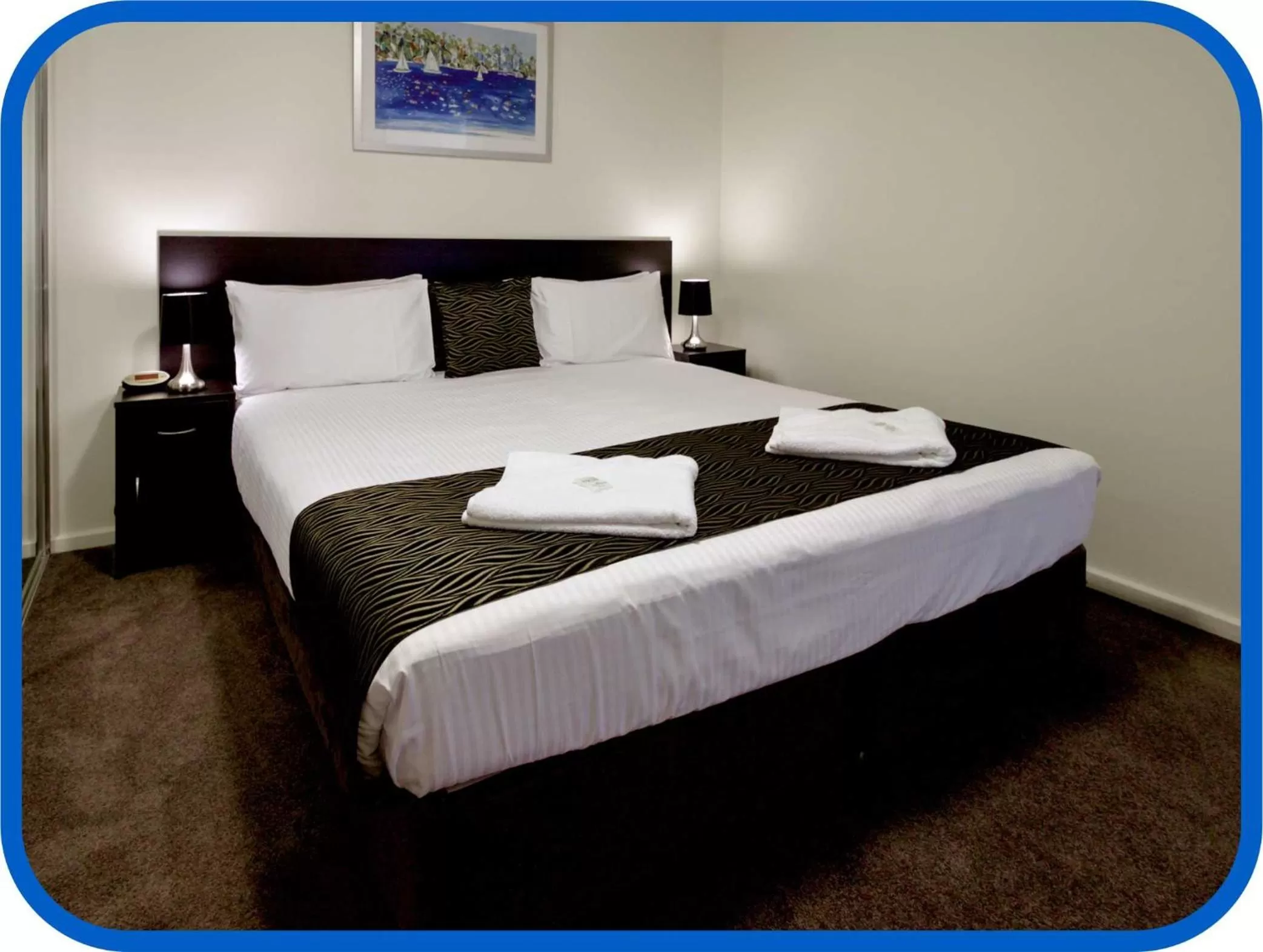 Bedroom, Bed in Horizon Holiday Apartments