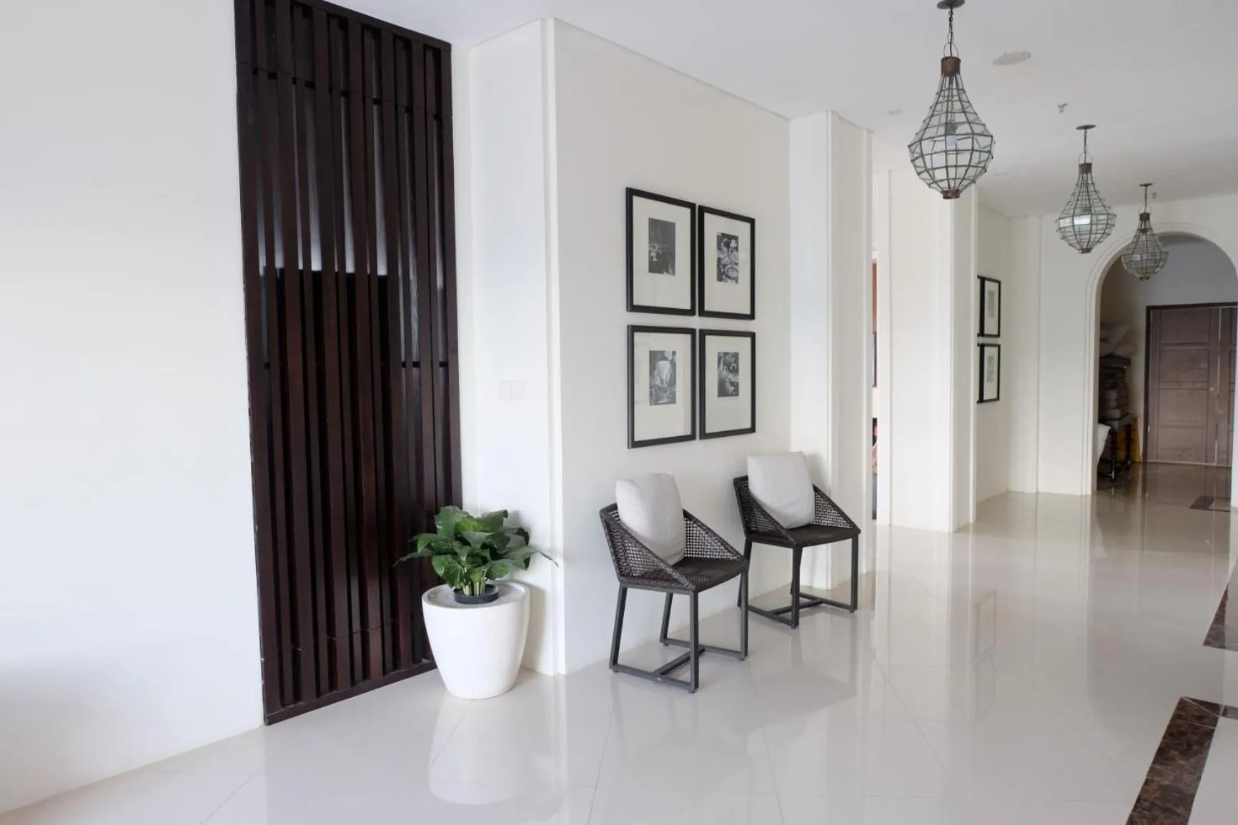 Seating area in M Hotel Sorong