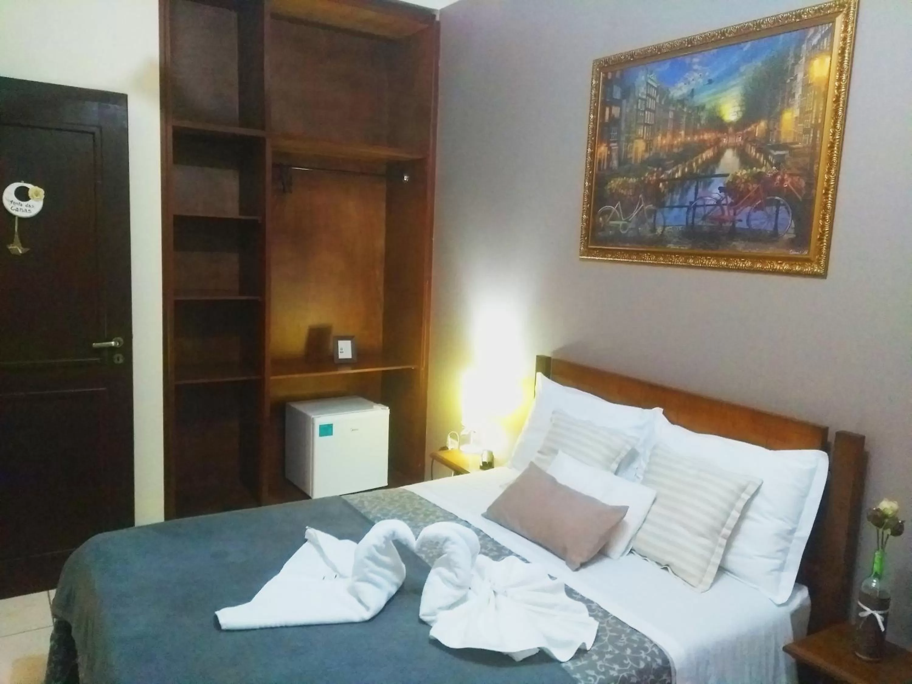 Bed in Pousada Canasvieiras