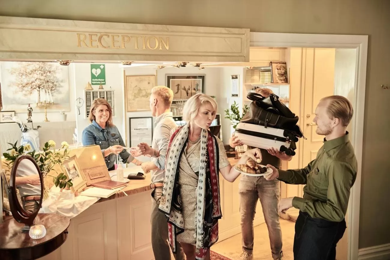 Lobby or reception in Knistad Herrgård