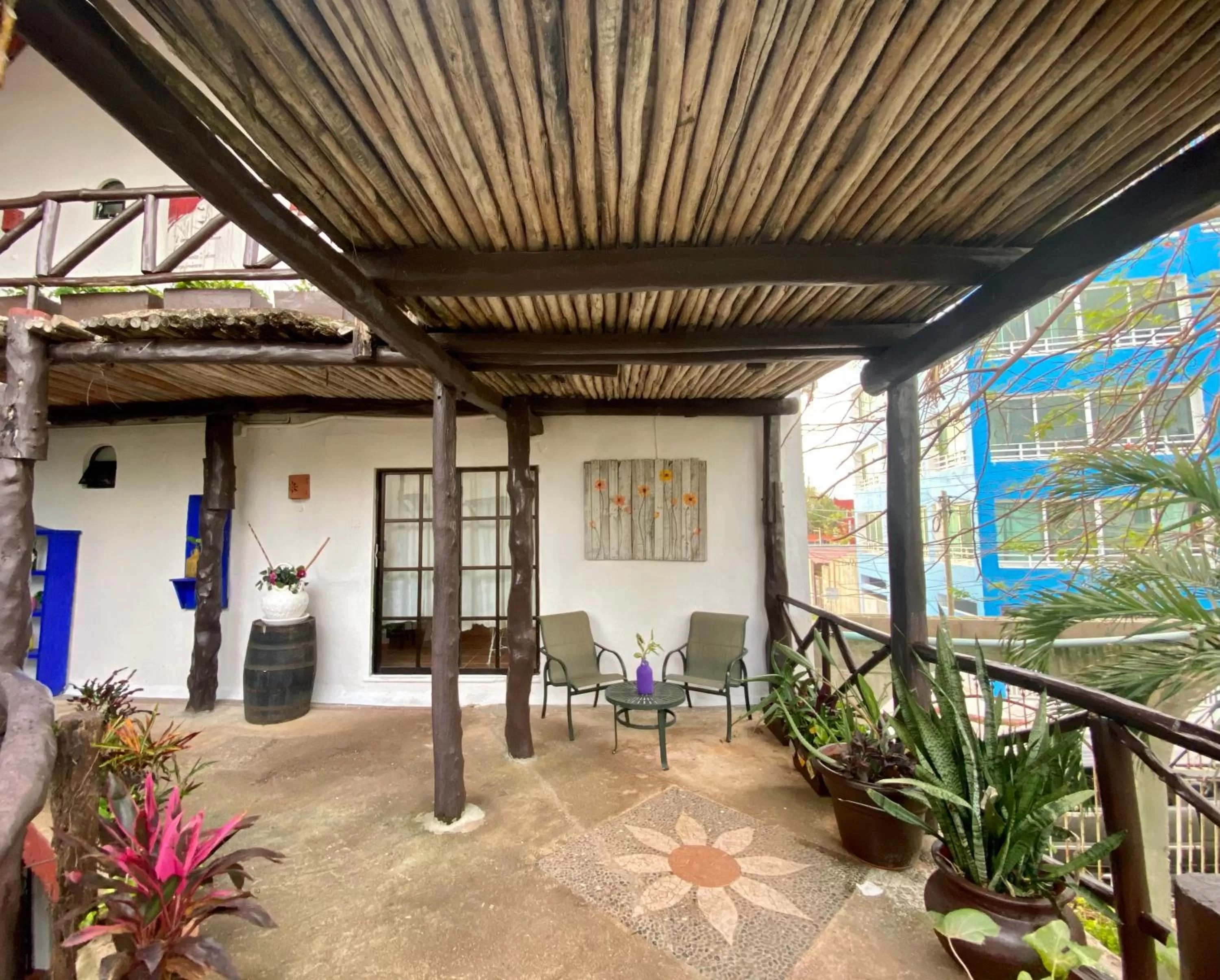 Patio in Casa CARIBE Cancun