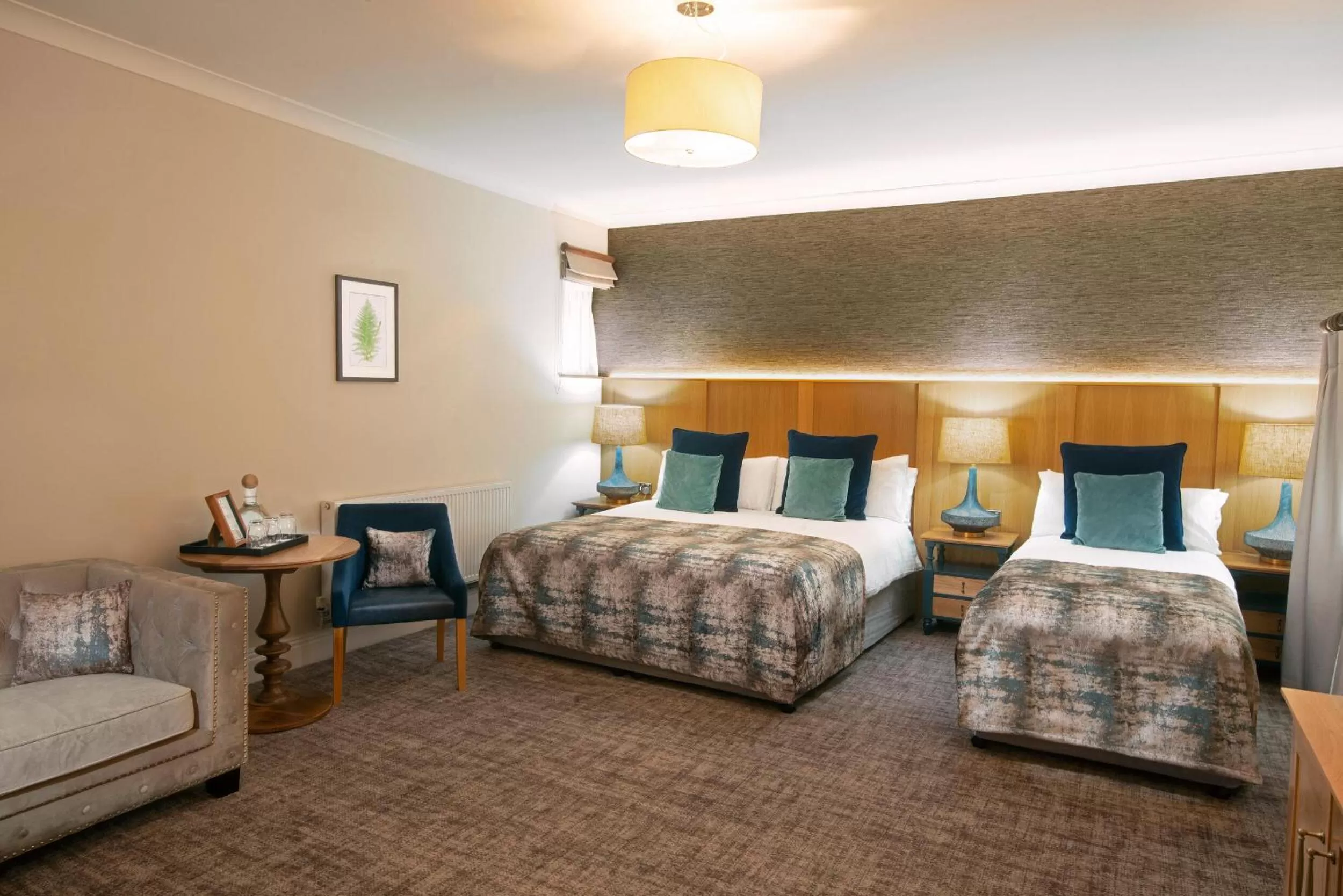 Bed in Boringdon Hall Hotel and Spa