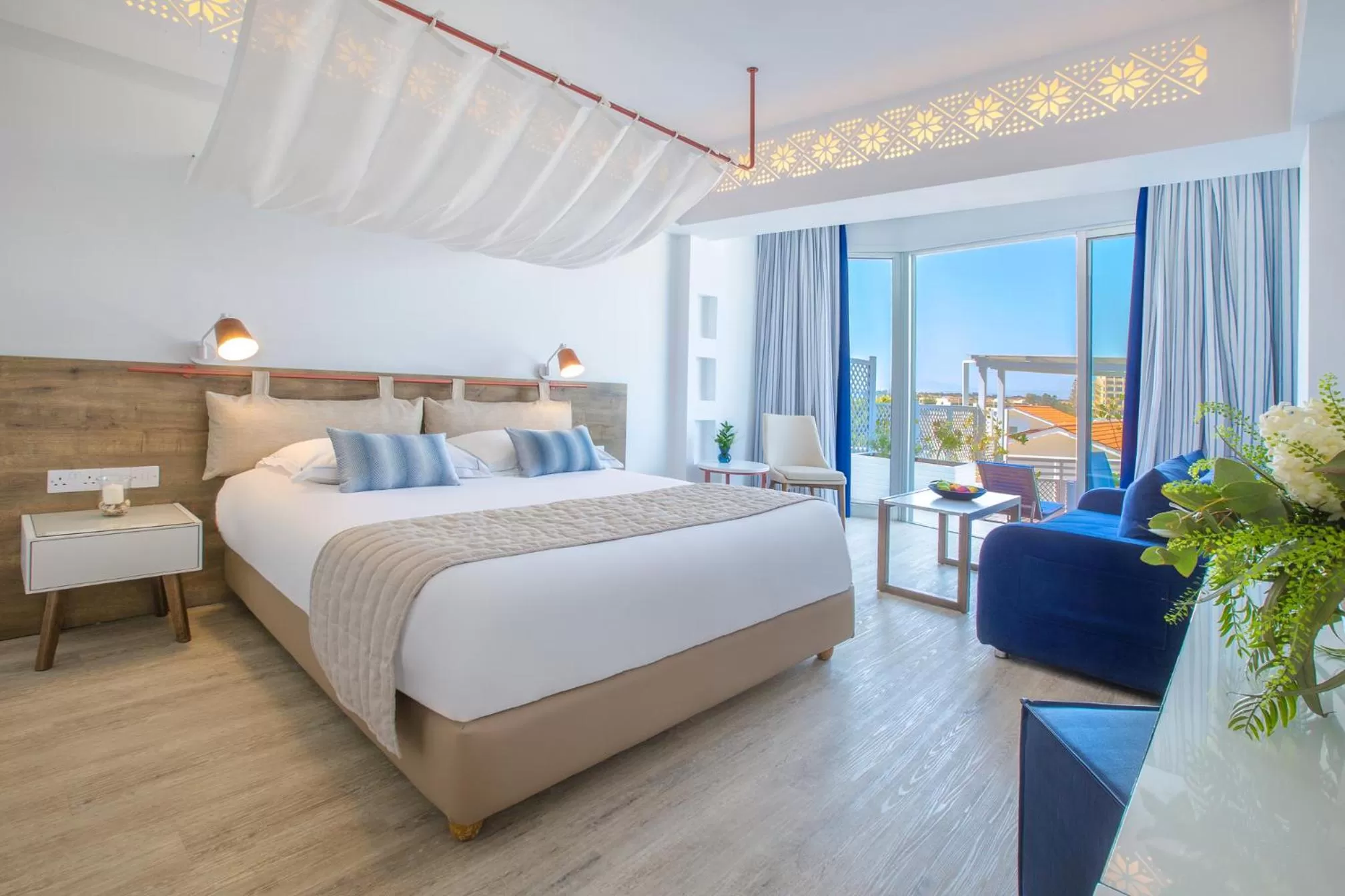 Bedroom, Bed in Lordos Beach Hotel & Spa