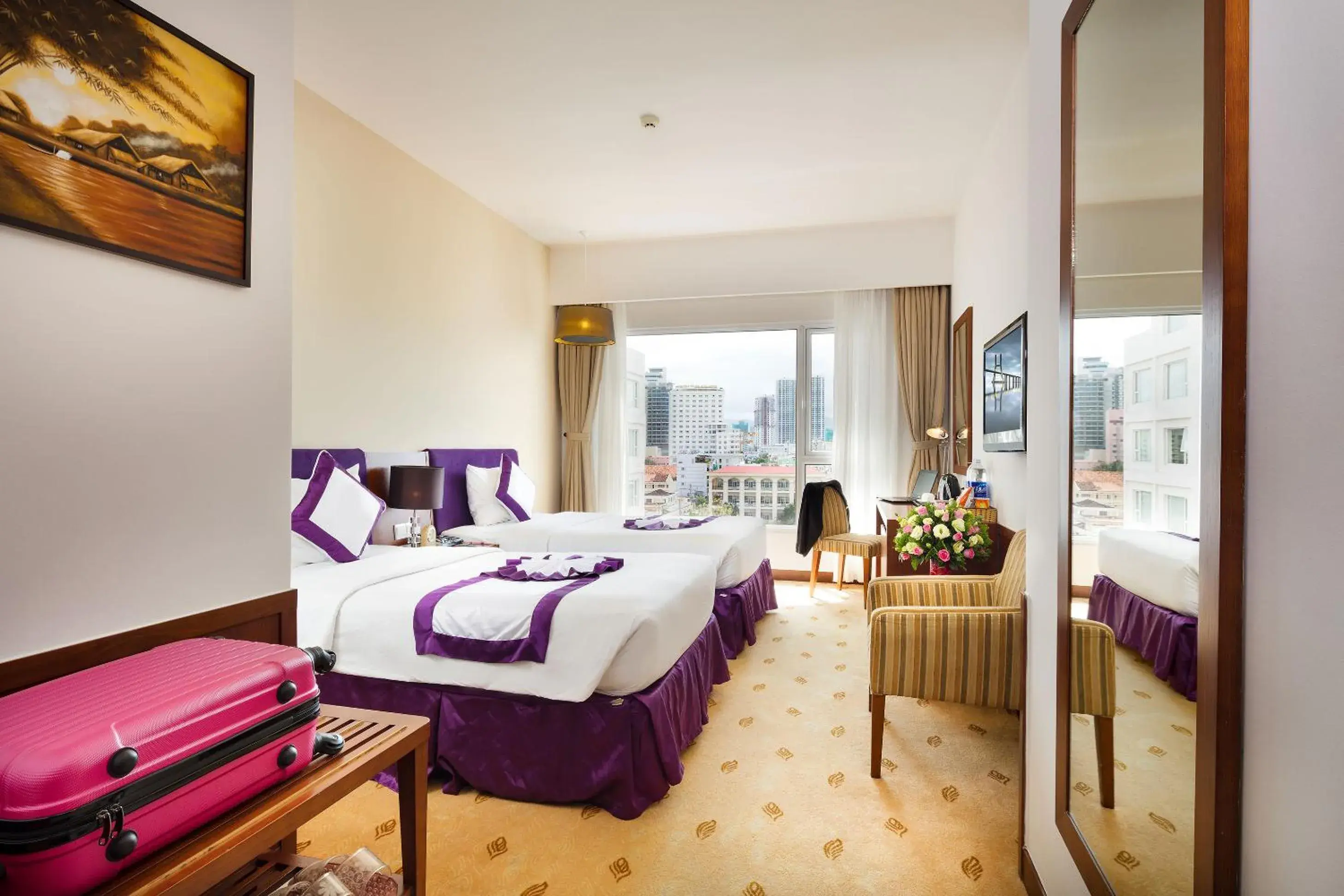 Superior Double or Twin Room with City View in TTC Hotel - Michelia Superior Double or Twin Room with City View in TTC Hotel - Michelia