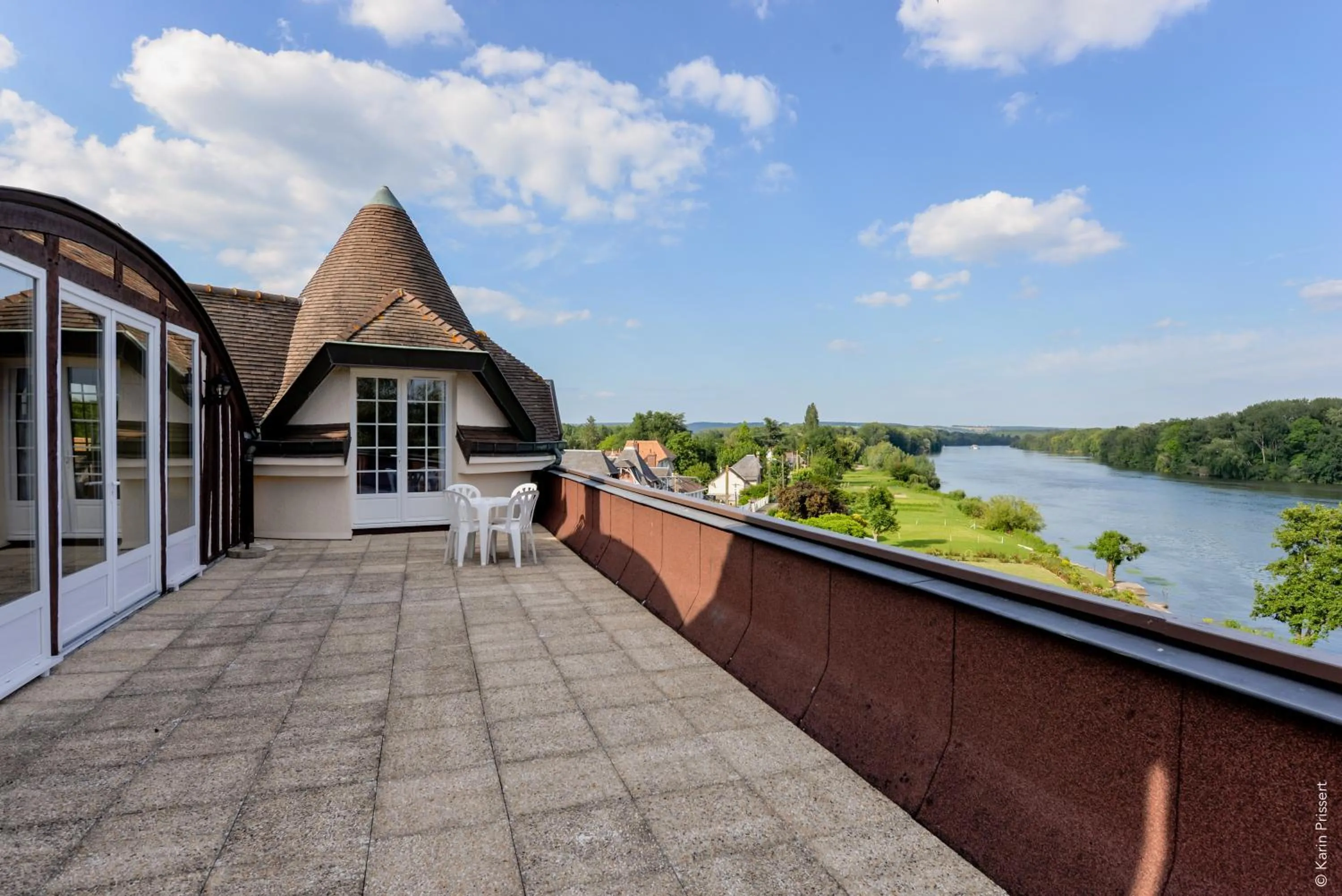 View (from property/room) in Hostellerie Saint Pierre