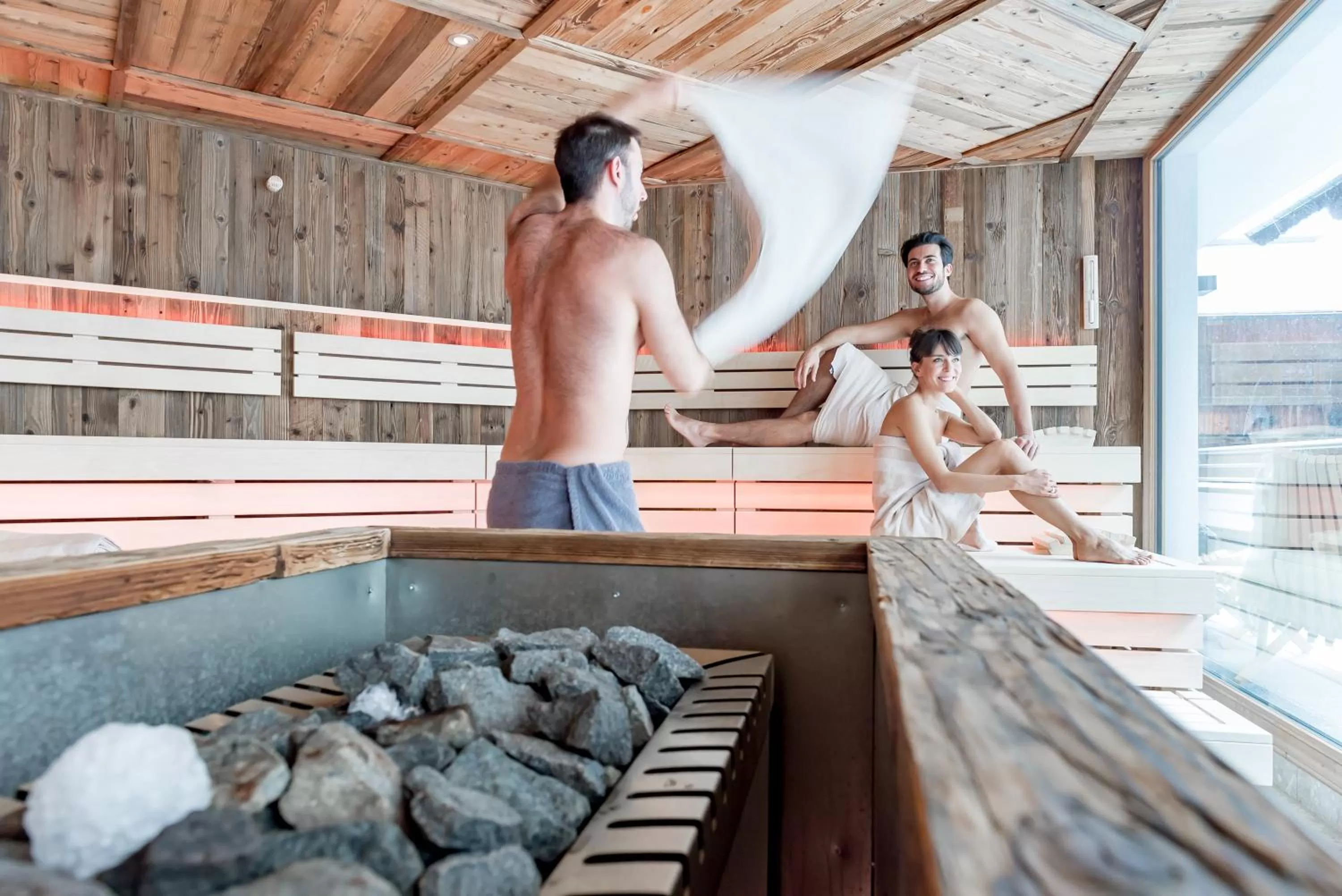 Sauna in Aktiv- & Wellnesshotel Bergfried